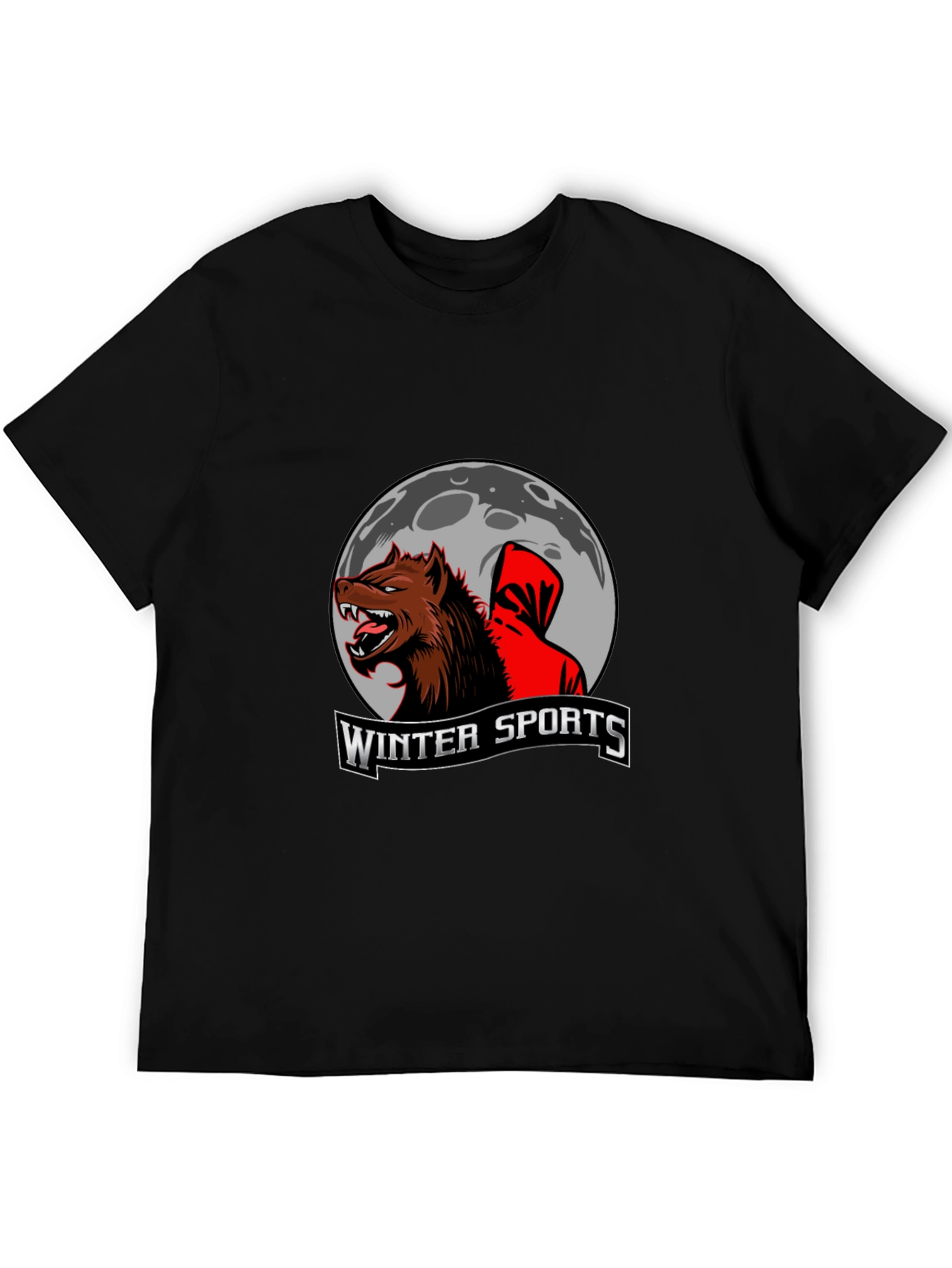 Winter Sports Wolf T-Shirt