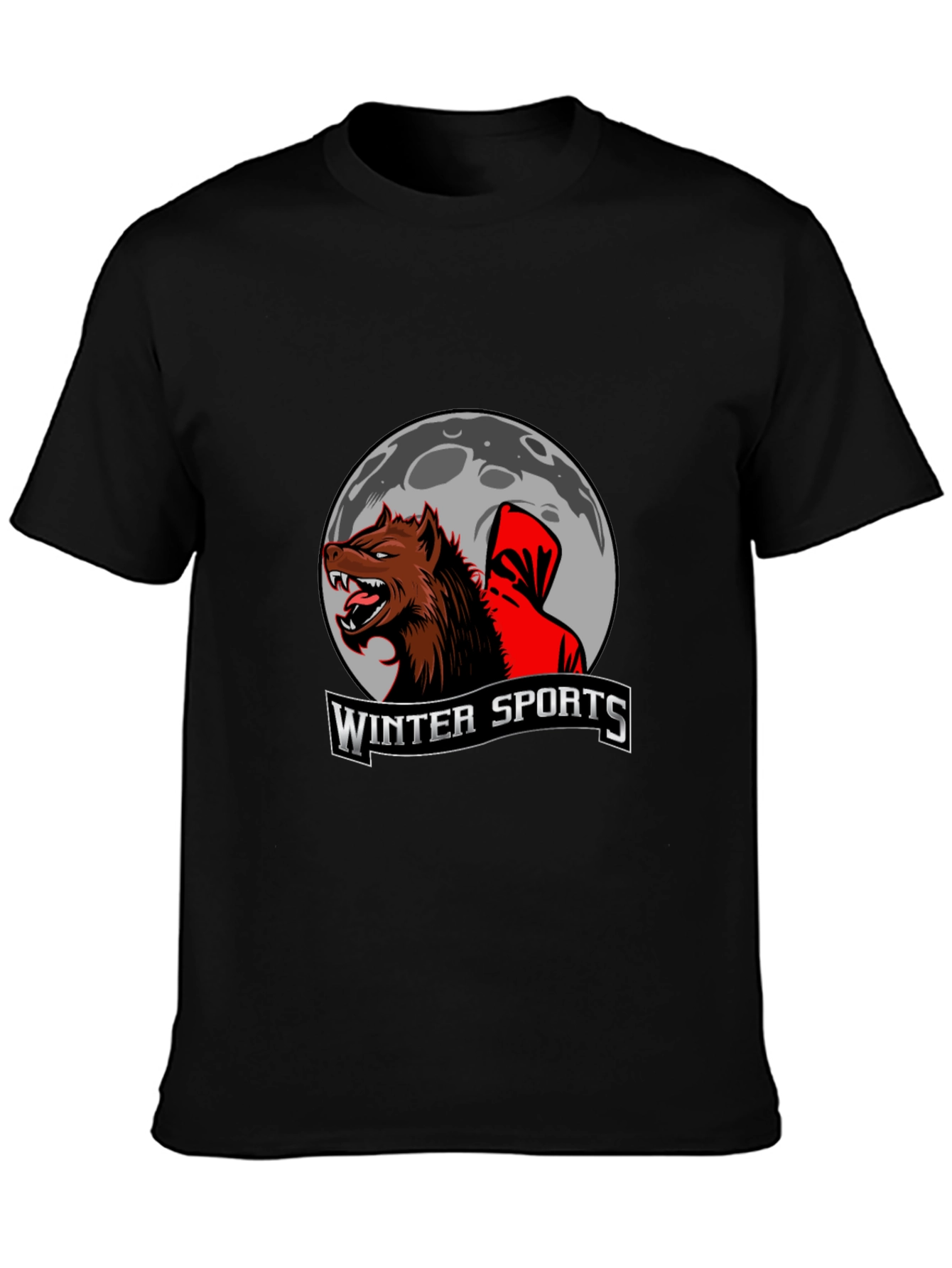 Winter Sports Wolf T-Shirt