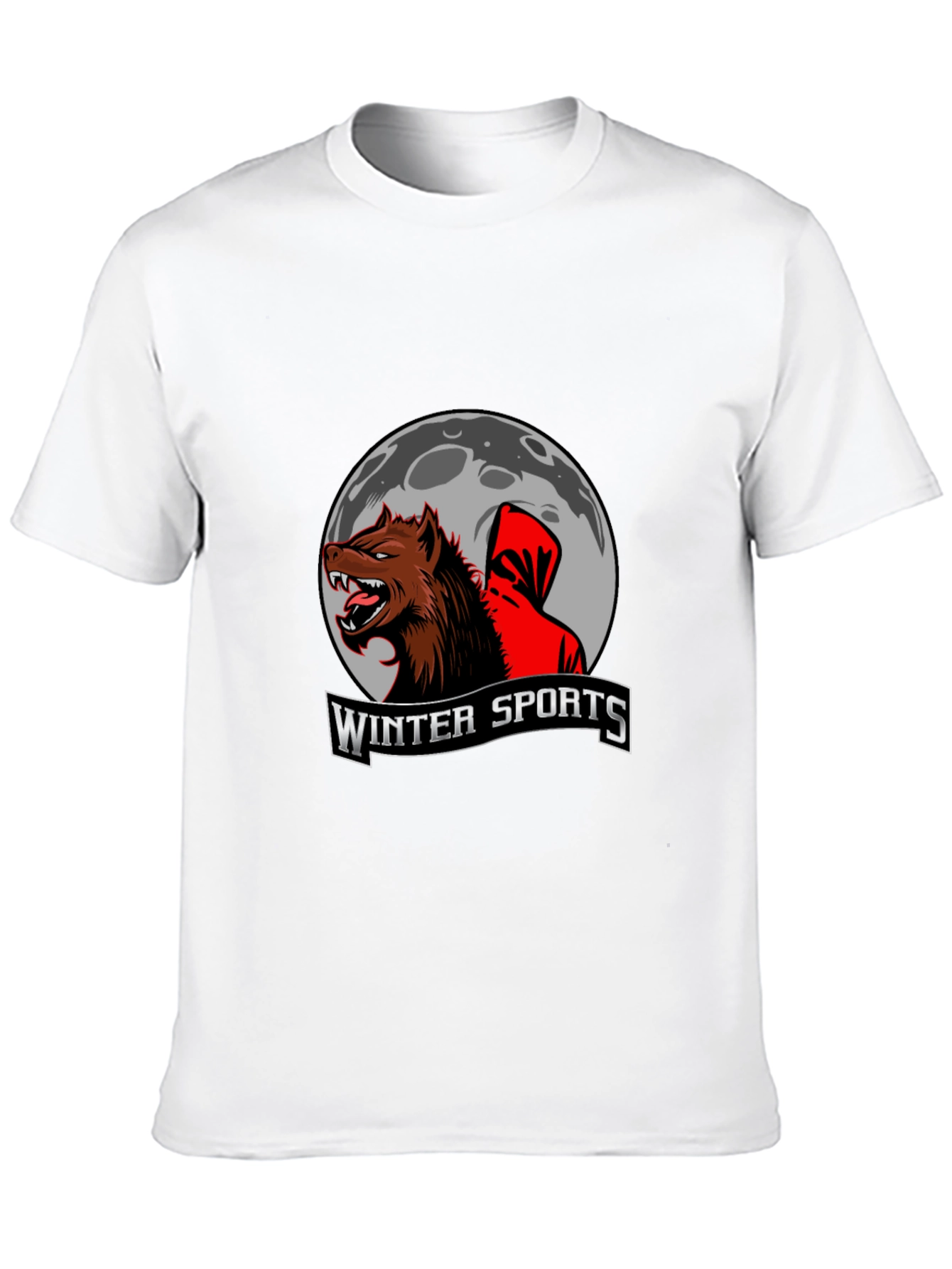 Winter Sports Wolf T-Shirt