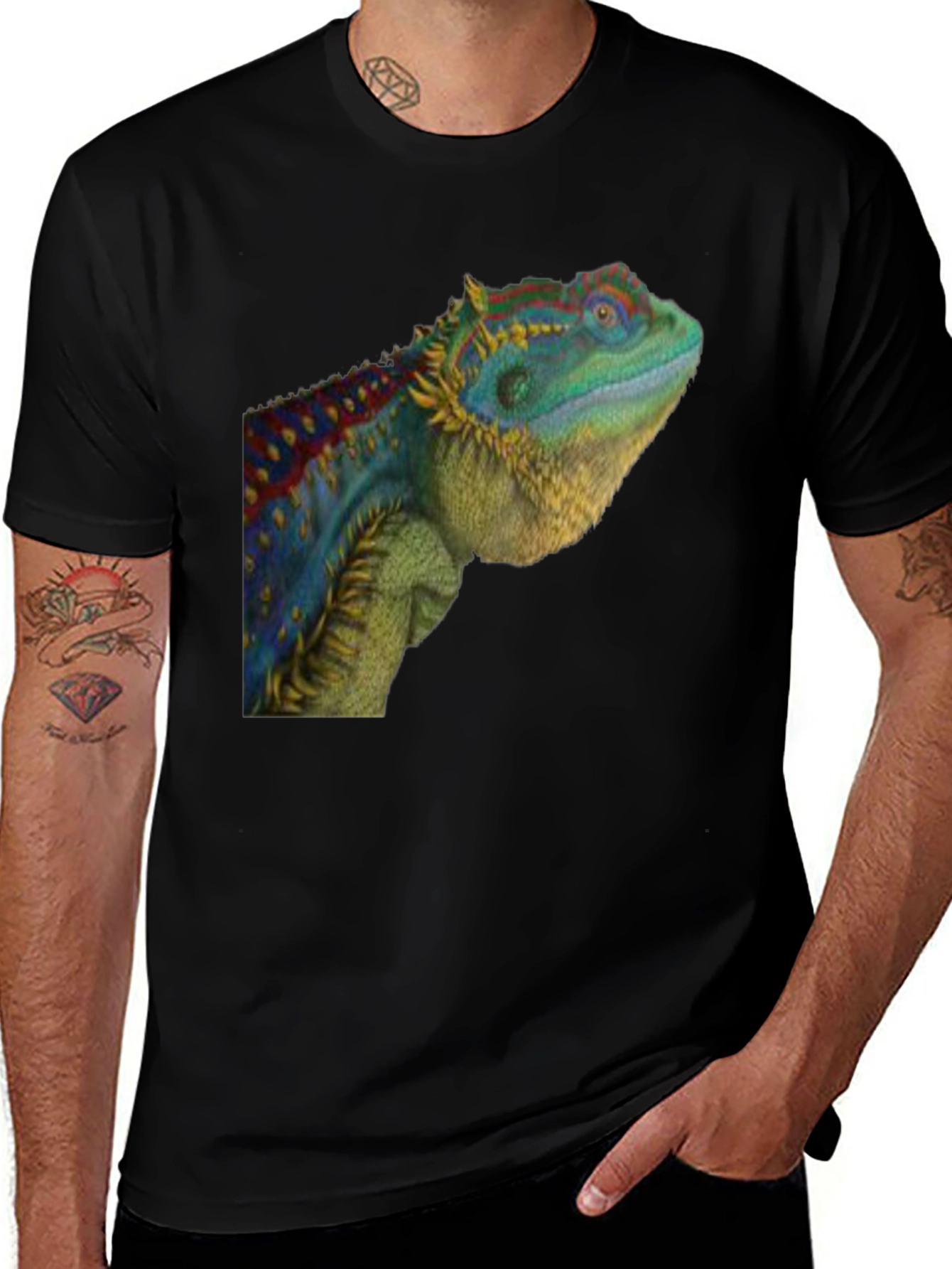 Lizard Graphic T-Shirt - Cool Reptile Tee
