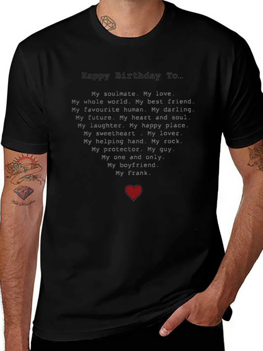 Happy Birthday Frank - Boyfriend Graphic Tee