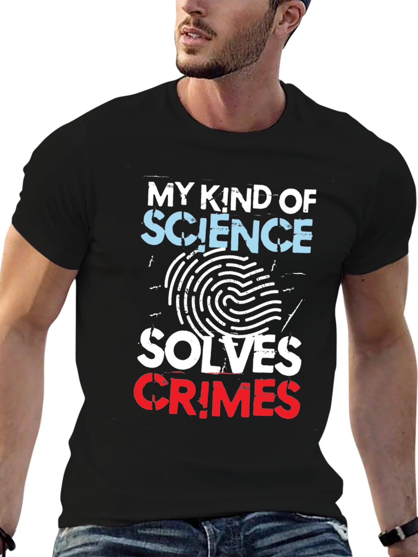 Science Solves Crimes Graphic T-Shirt