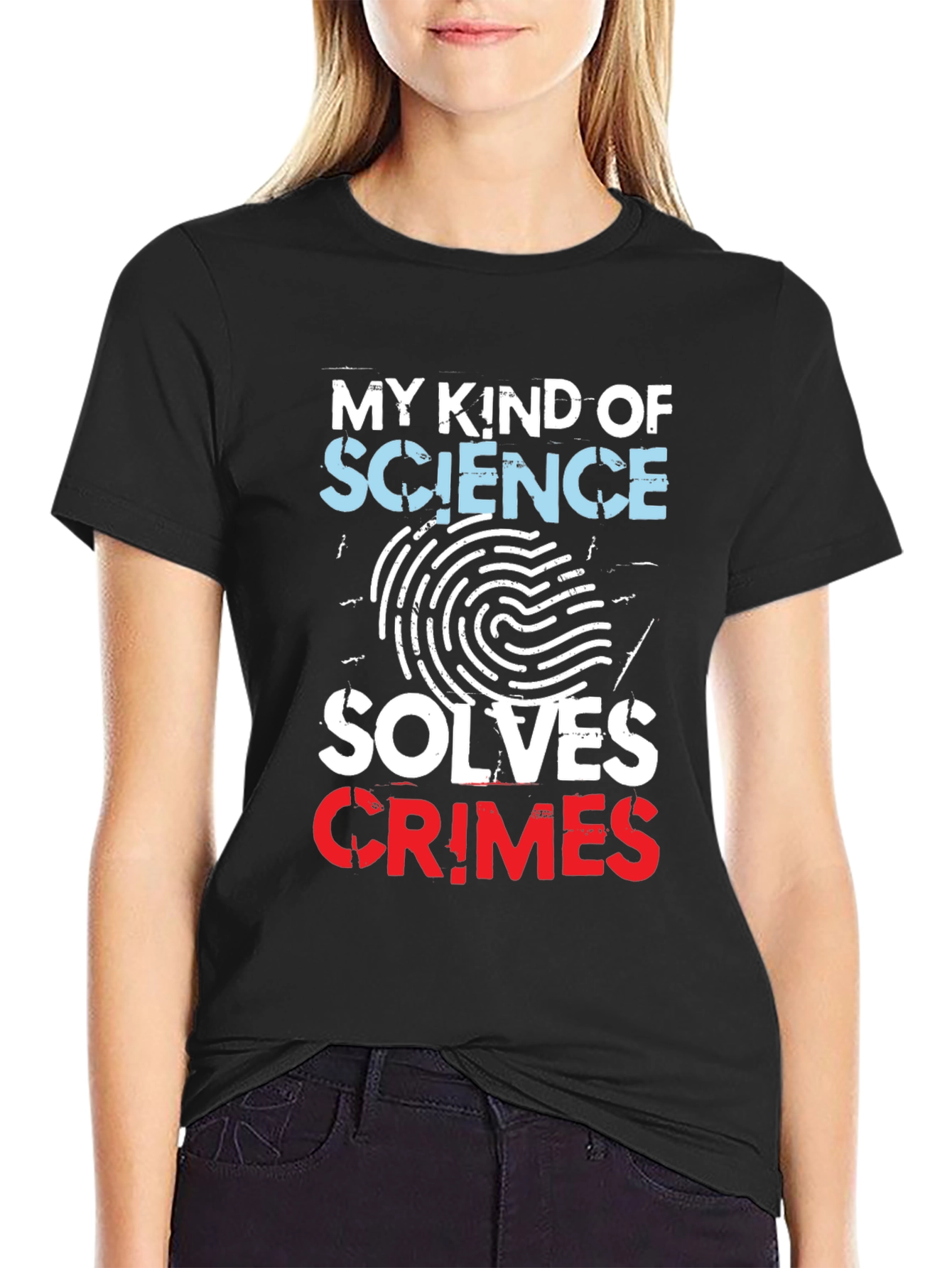 Science Solves Crimes Graphic T-Shirt