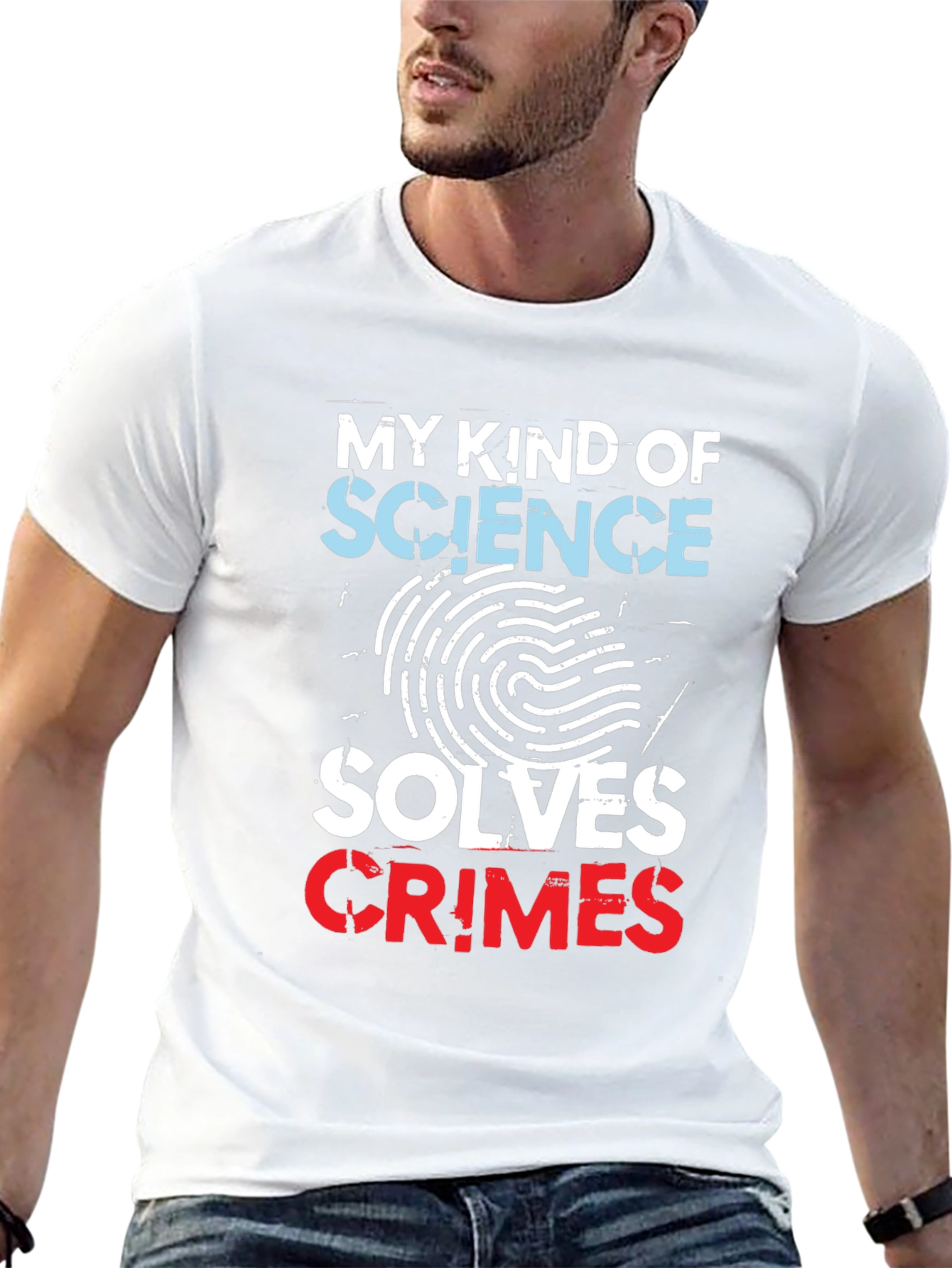 Science Solves Crimes Graphic T-Shirt