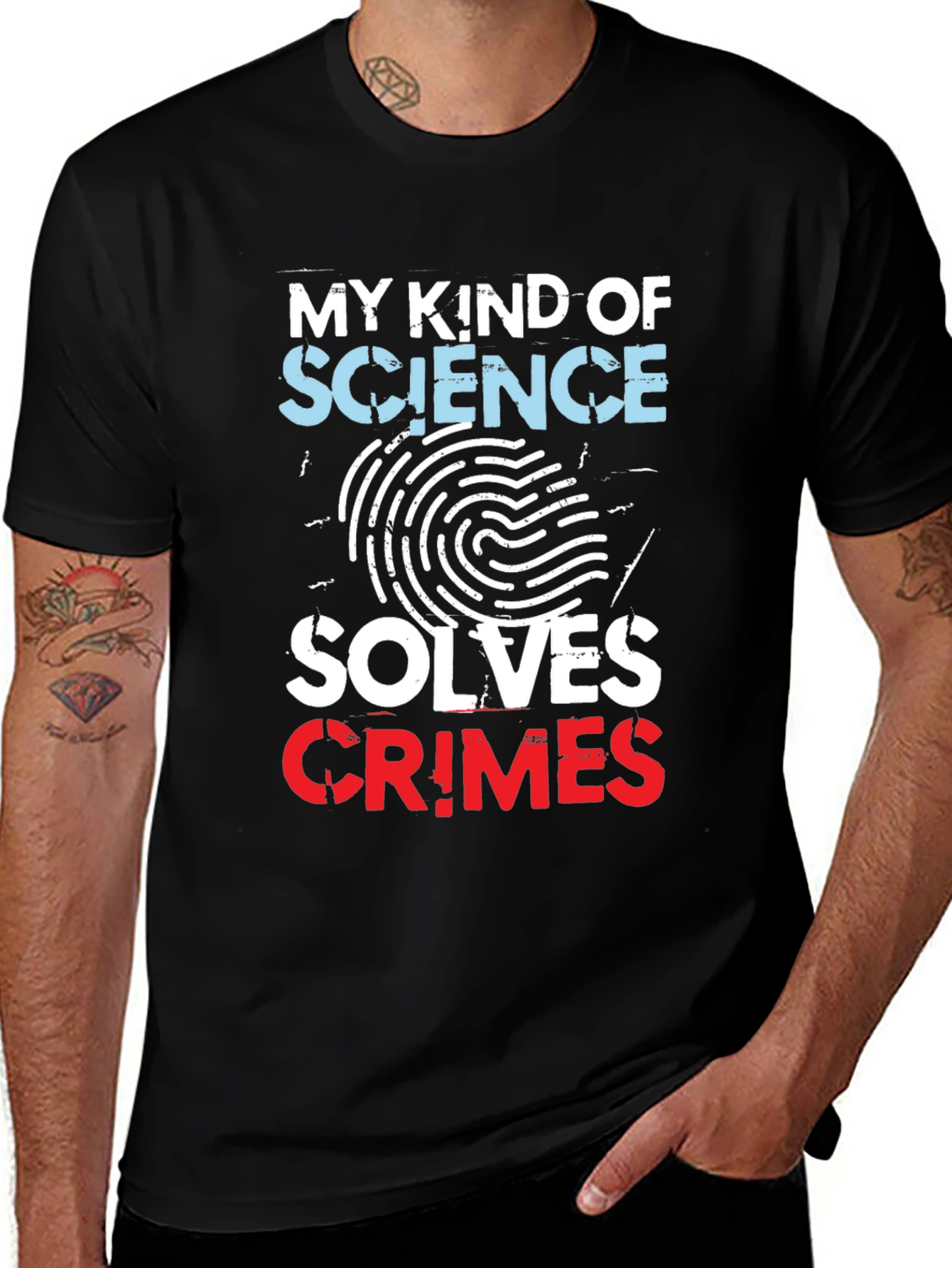 Science Solves Crimes Graphic T-Shirt