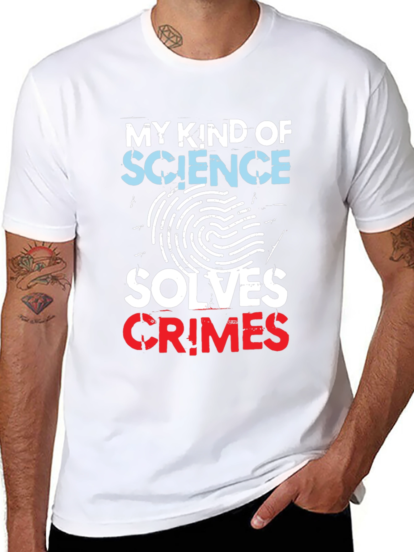 Science Solves Crimes Graphic T-Shirt