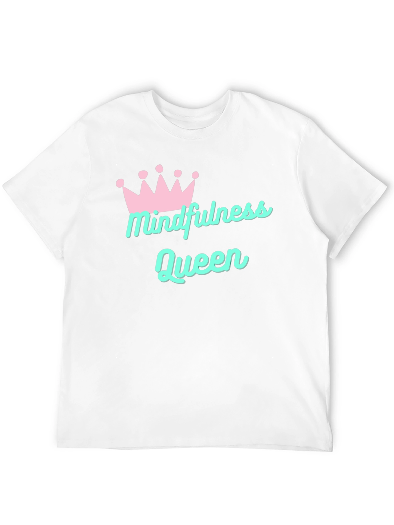Mindfulness Queen T-Shirt - Black Cotton Tee