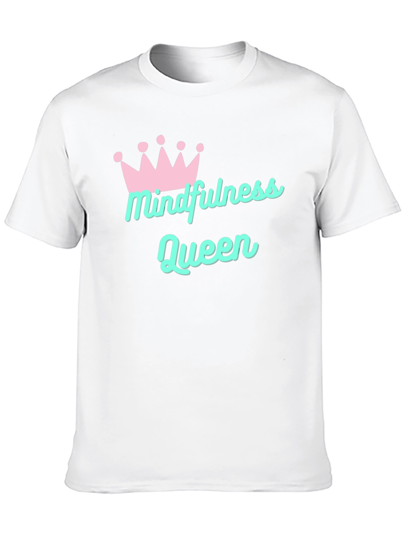Mindfulness Queen T-Shirt - Black Cotton Tee
