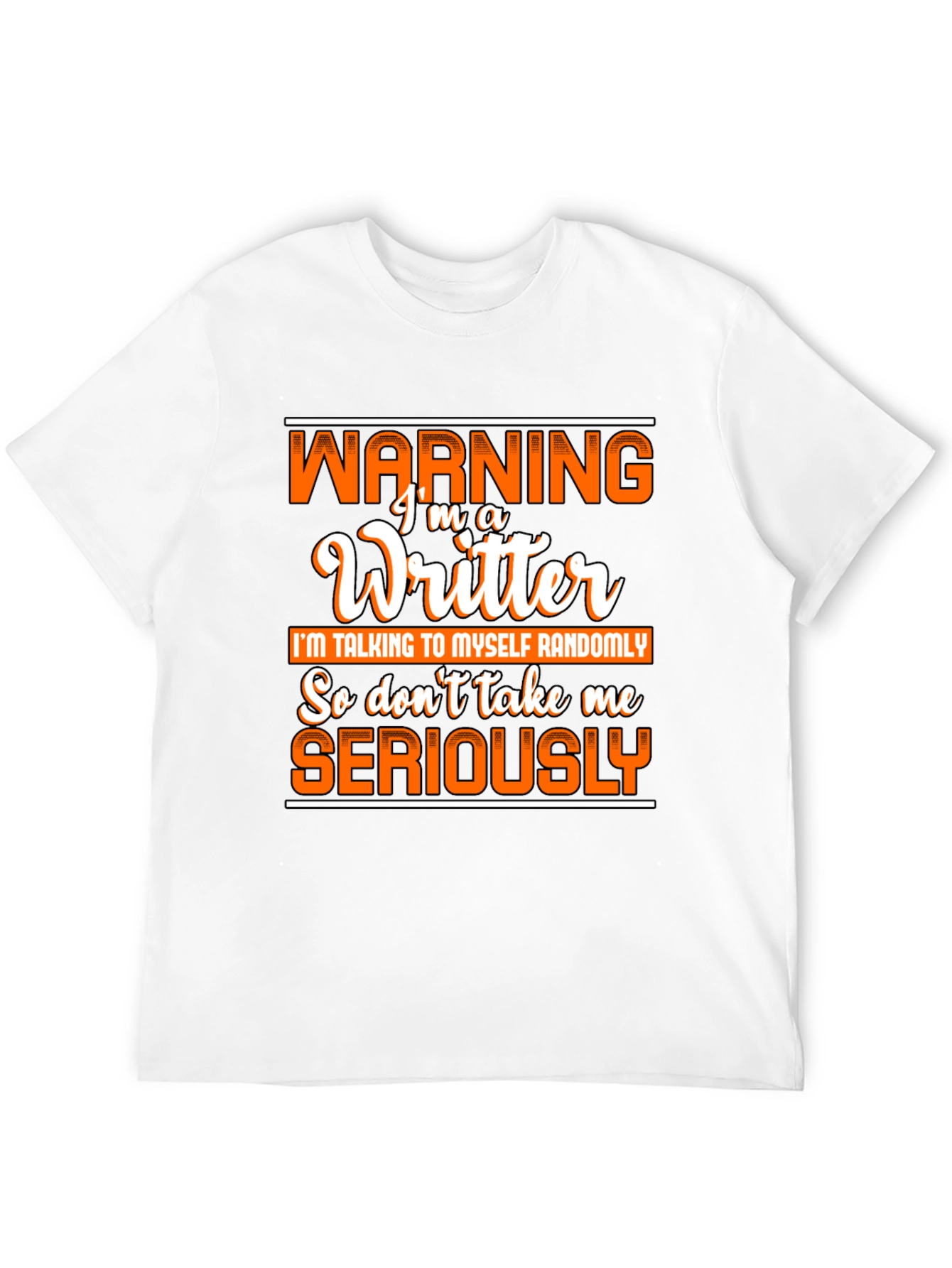 Warning Writer T-Shirt Funny Writer Gift