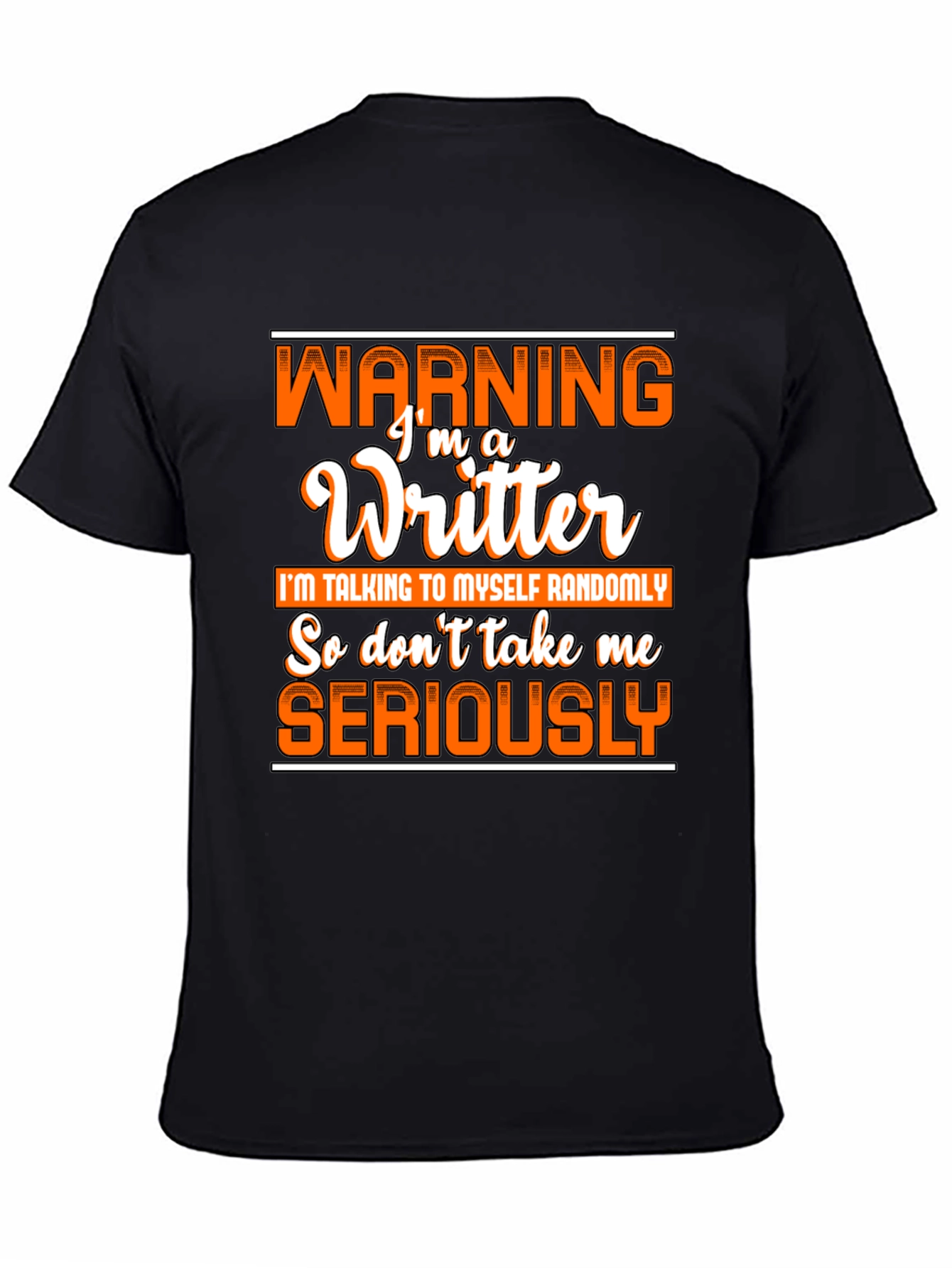 Warning Writer T-Shirt Funny Writer Gift