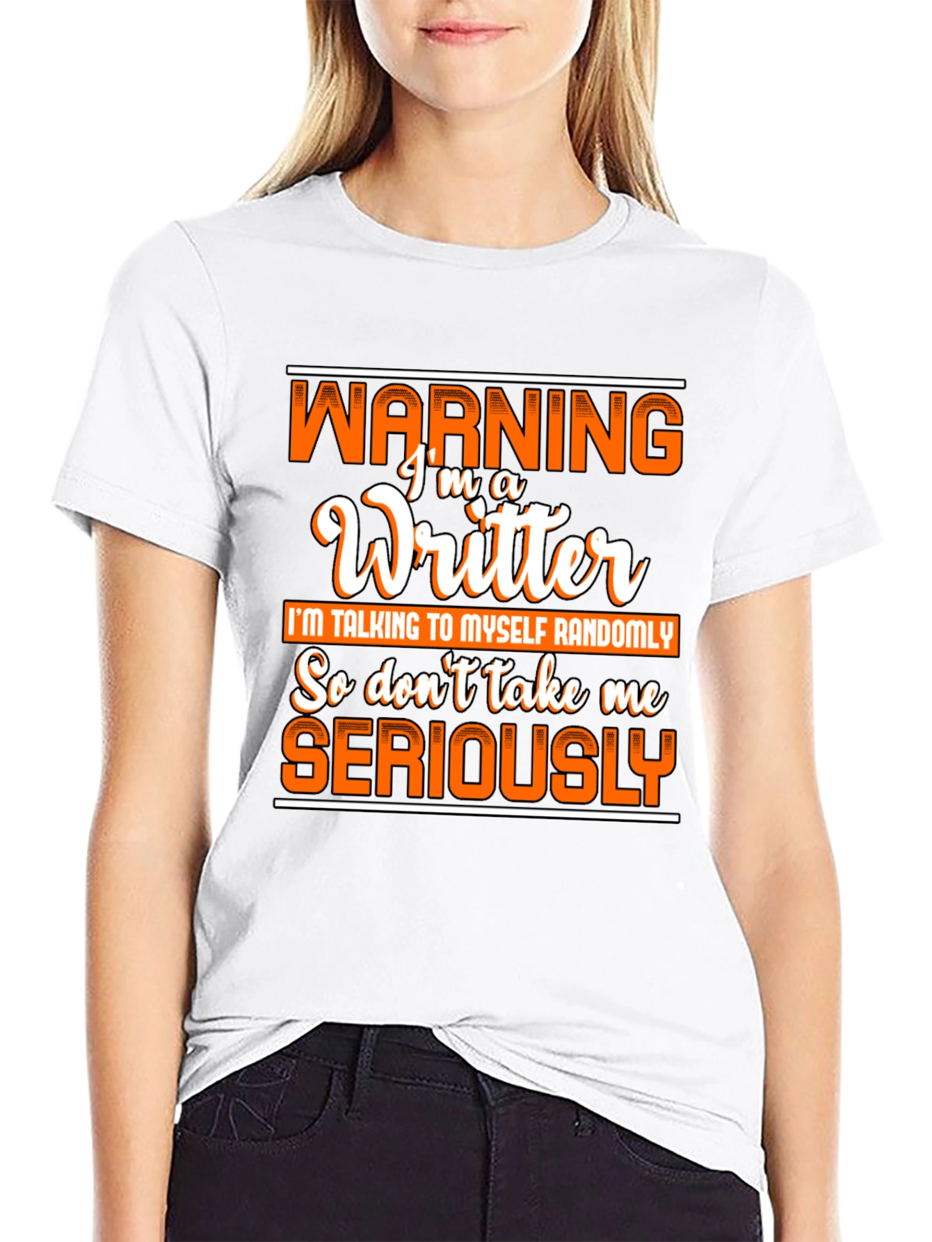 Warning Writer T-Shirt Funny Writer Gift