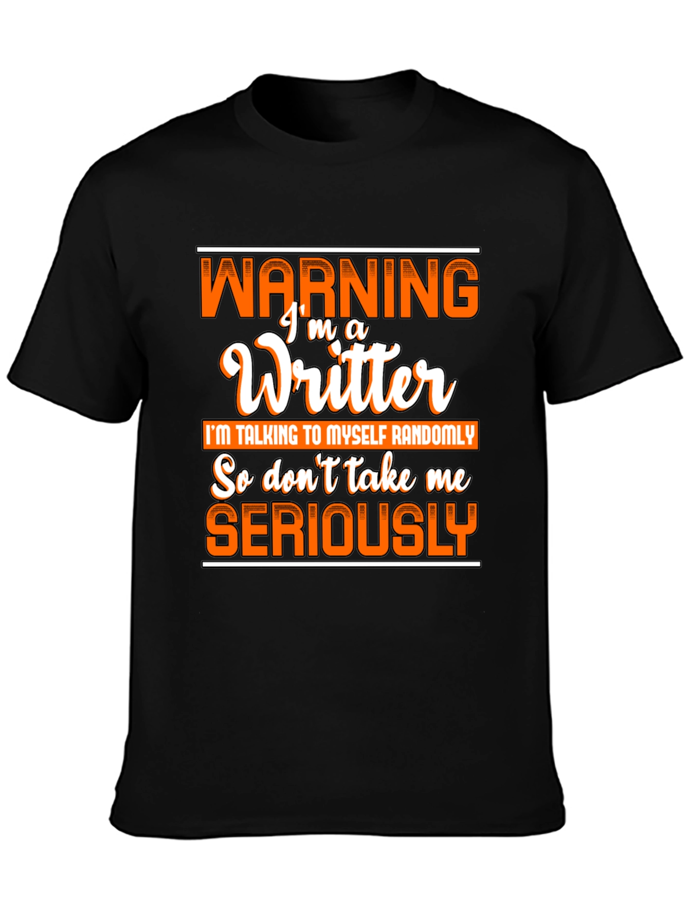 Warning Writer T-Shirt Funny Writer Gift
