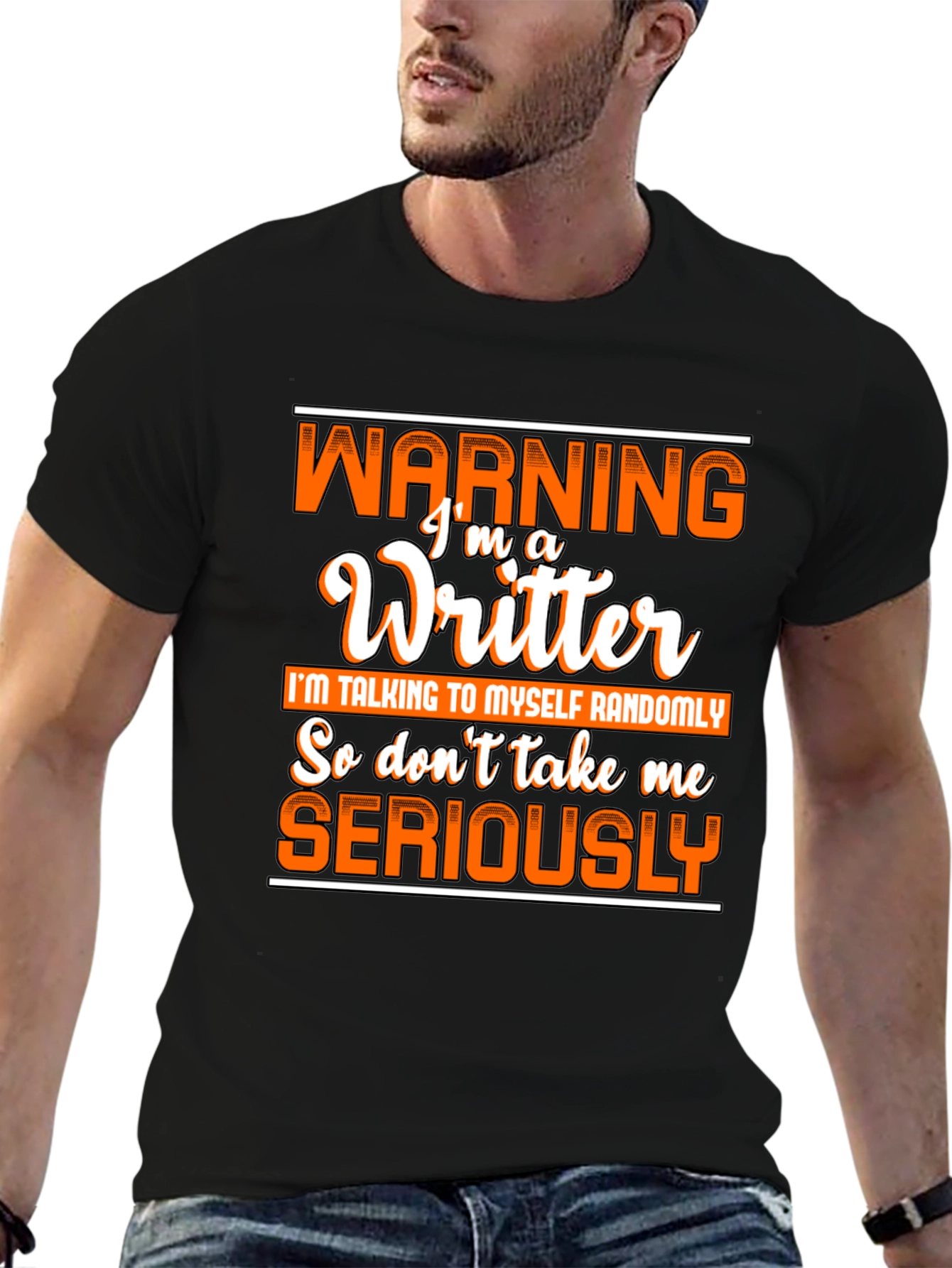 Warning Writer T-Shirt Funny Writer Gift