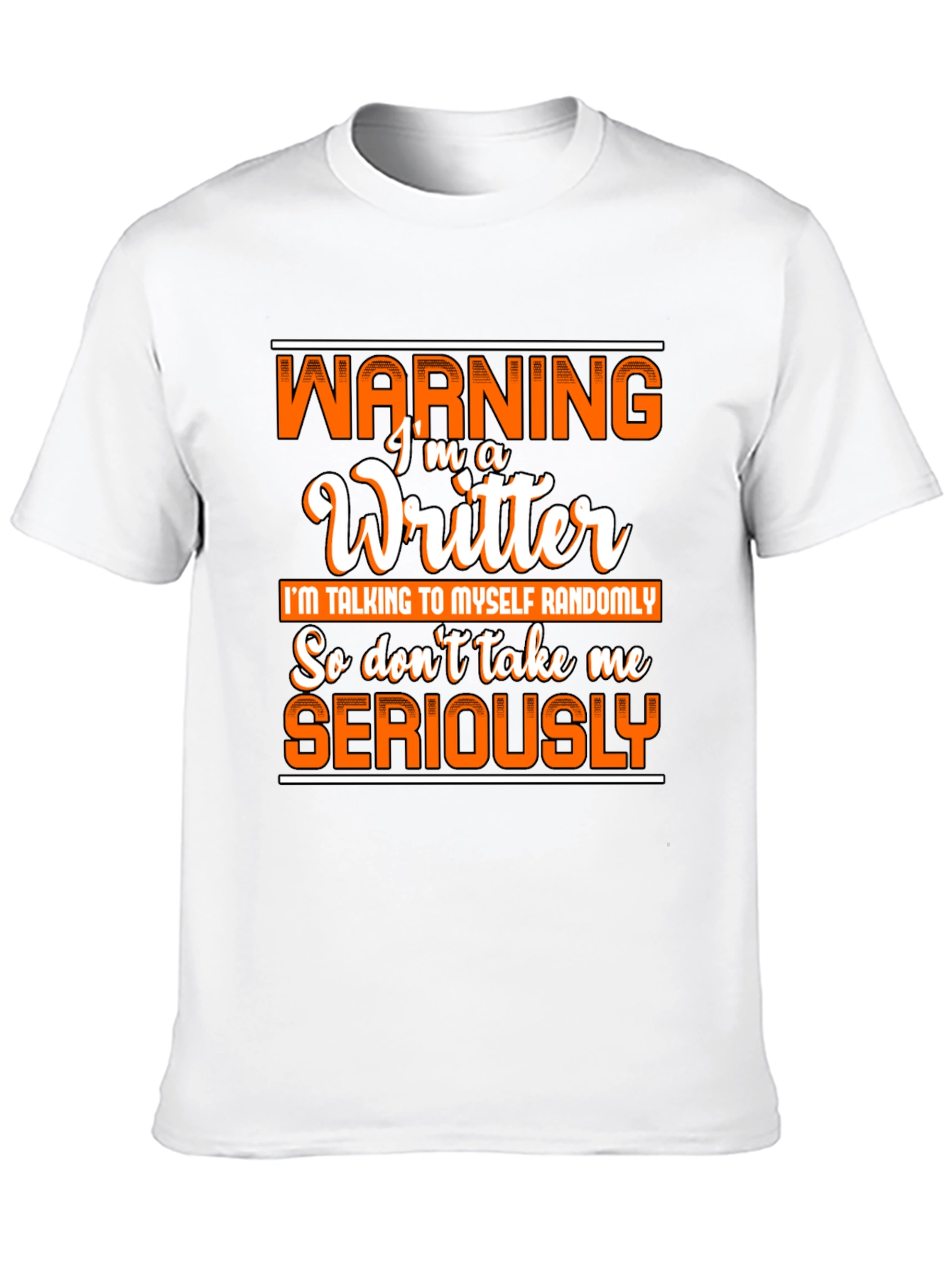 Warning Writer T-Shirt Funny Writer Gift