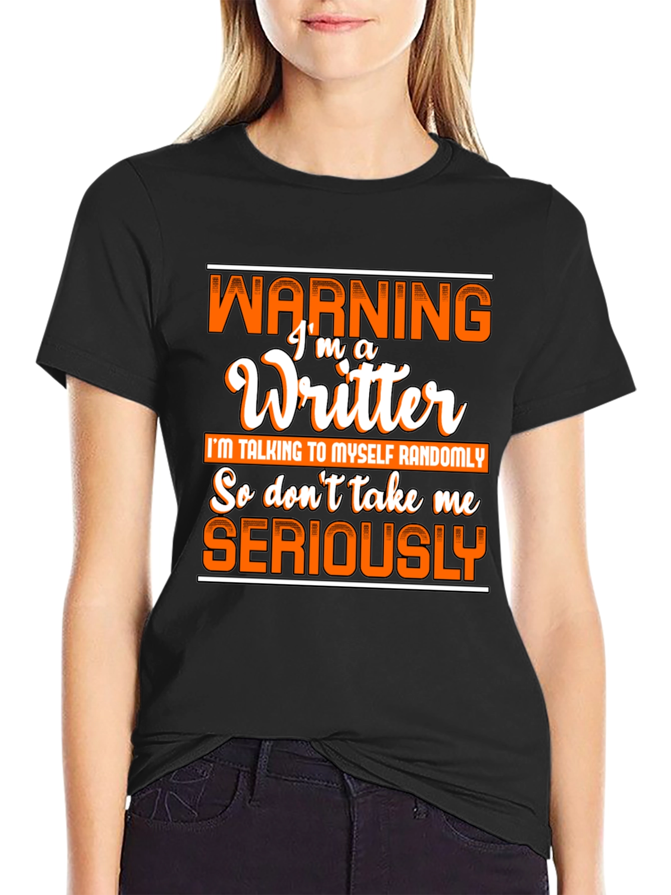 Warning Writer T-Shirt Funny Writer Gift