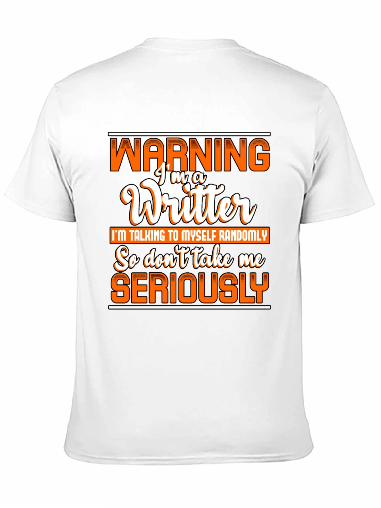 Warning Writer T-Shirt Funny Writer Gift
