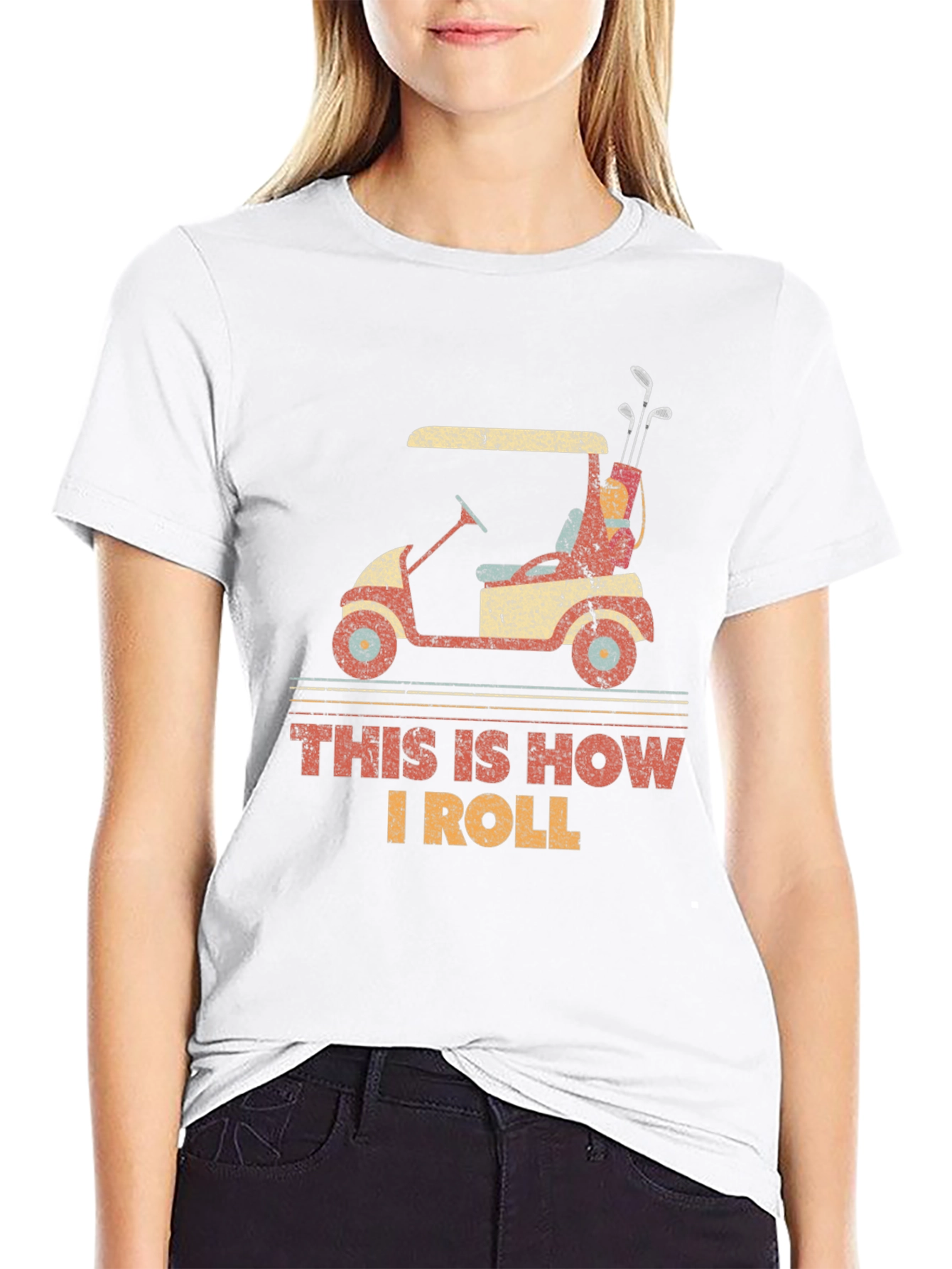 This is How I Roll Golf Cart T-Shirt