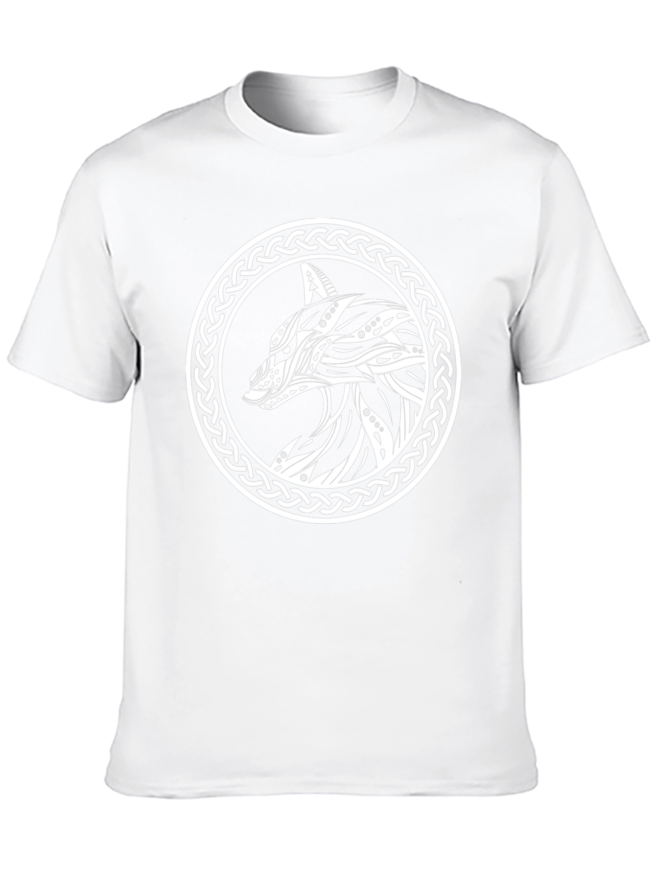 Celtic Wolf T-Shirt - Black Graphic Tee