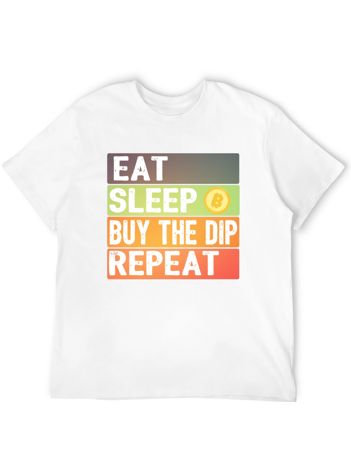 Eat Sleep Buy the Dip Bitcoin Tee