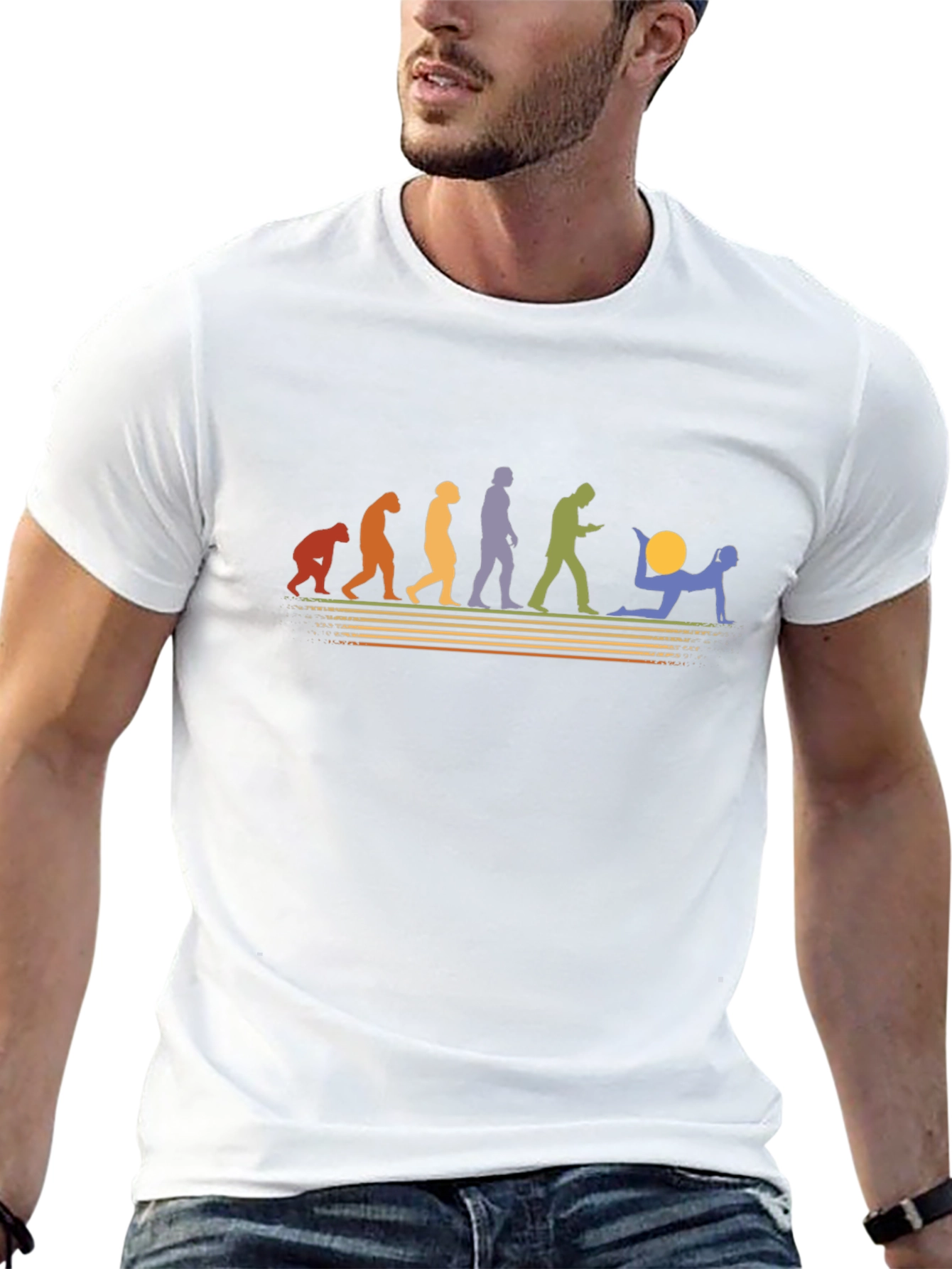 Evolution Yoga Graphic T-Shirt