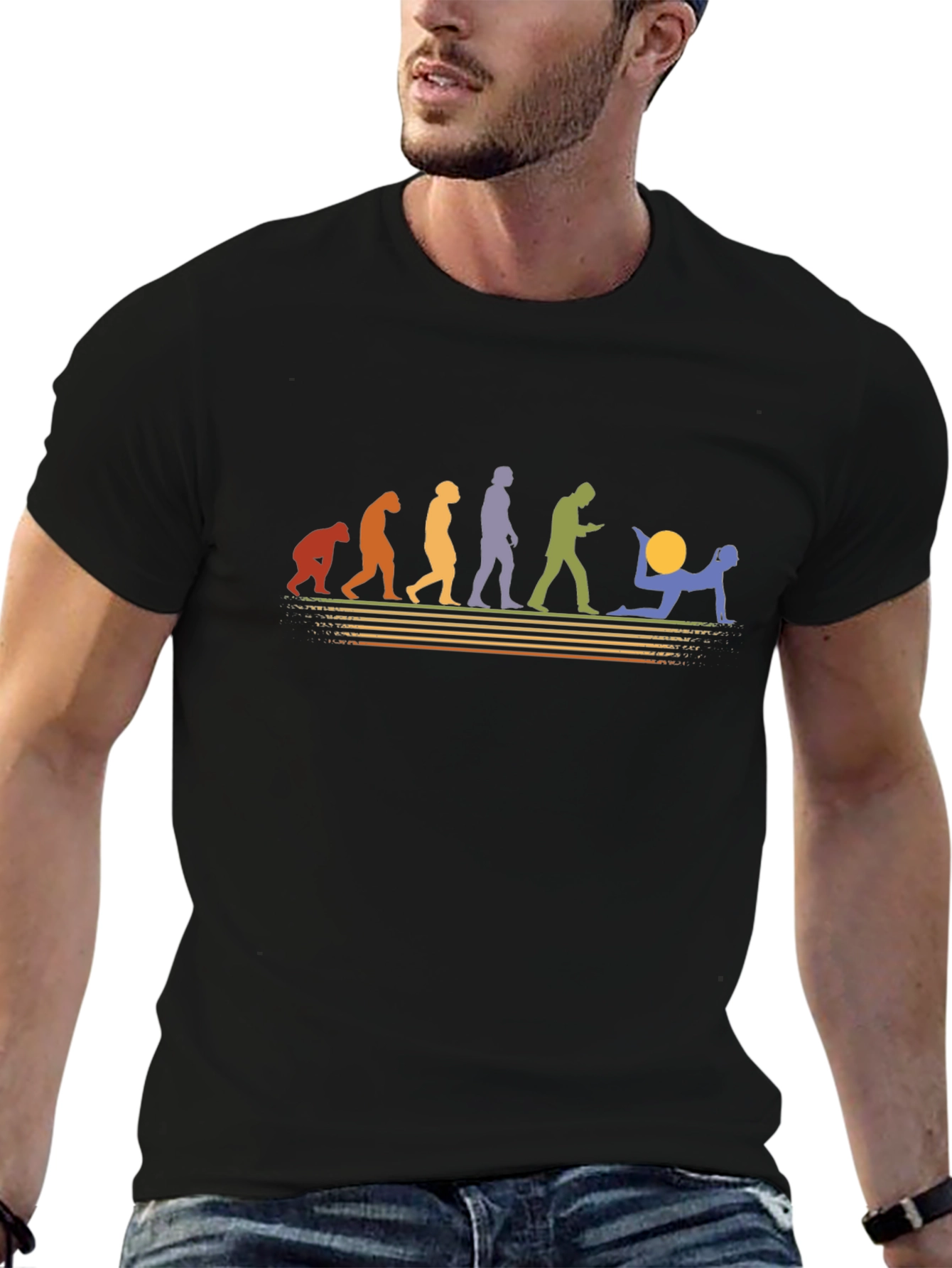 Evolution Yoga Graphic T-Shirt