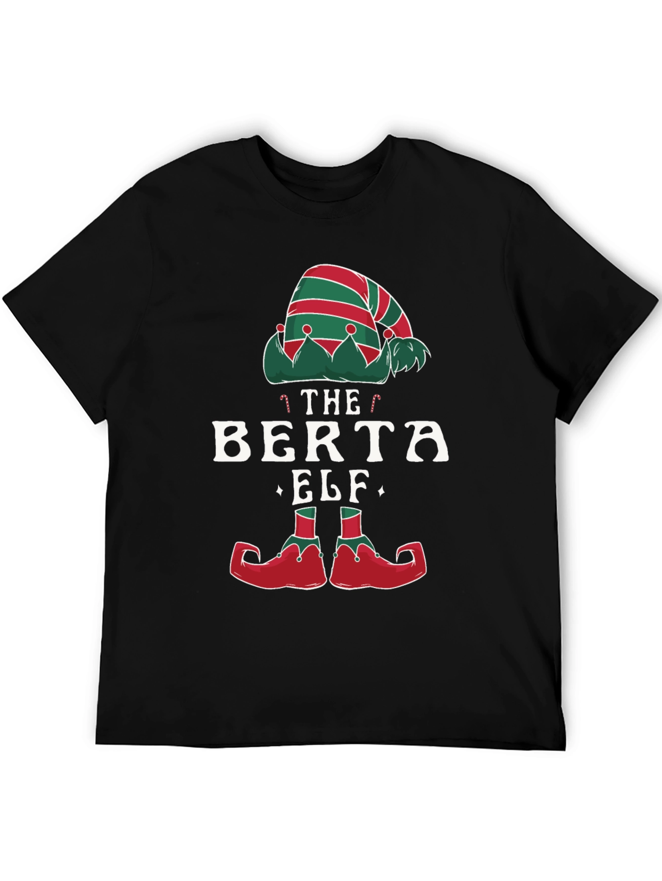 Berta Elf Christmas T-Shirt - Holiday Festive Apparel
