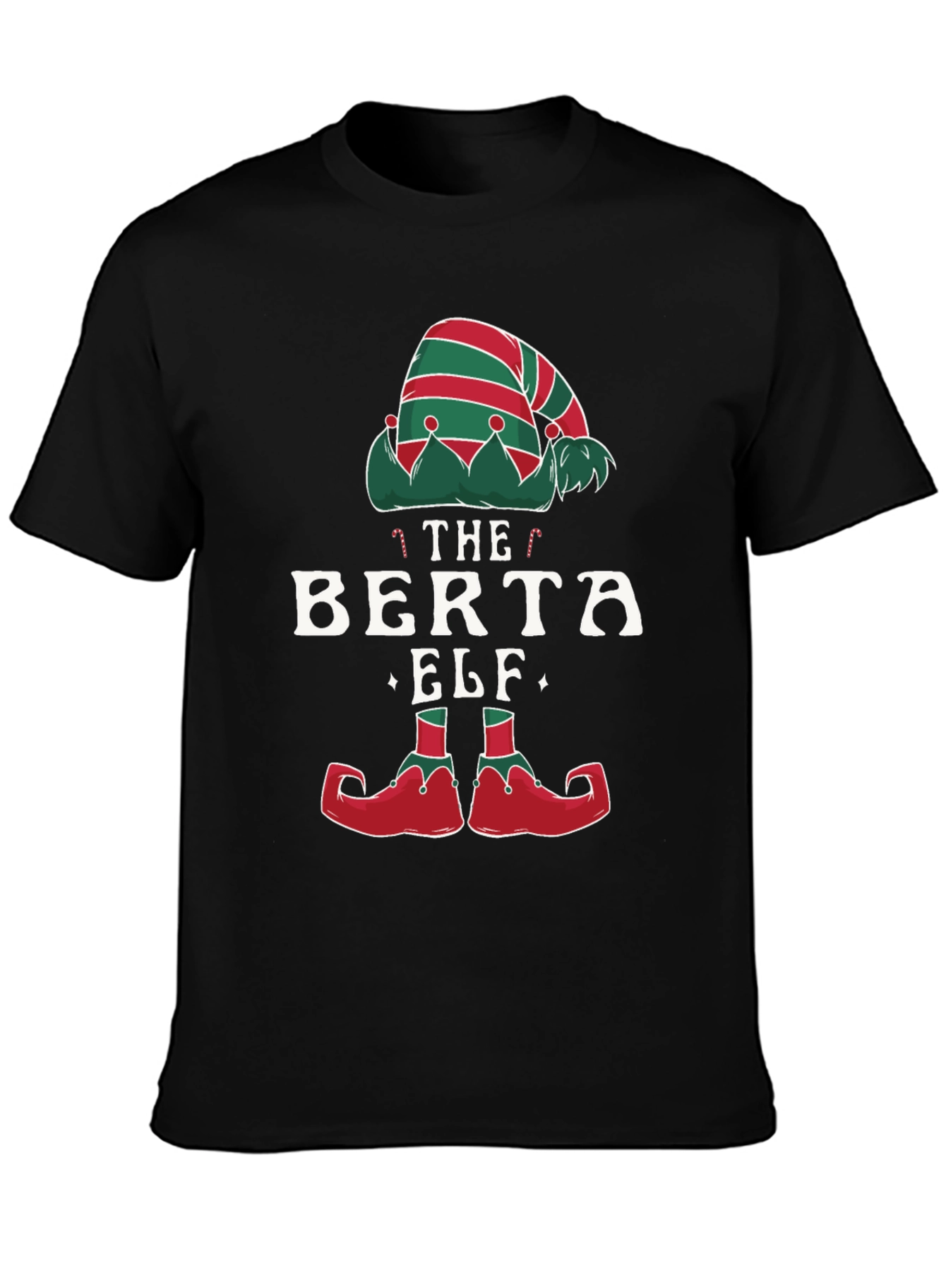 Berta Elf Christmas T-Shirt - Holiday Festive Apparel