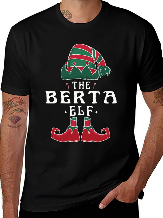 Berta Elf Christmas T-Shirt - Holiday Festive Apparel
