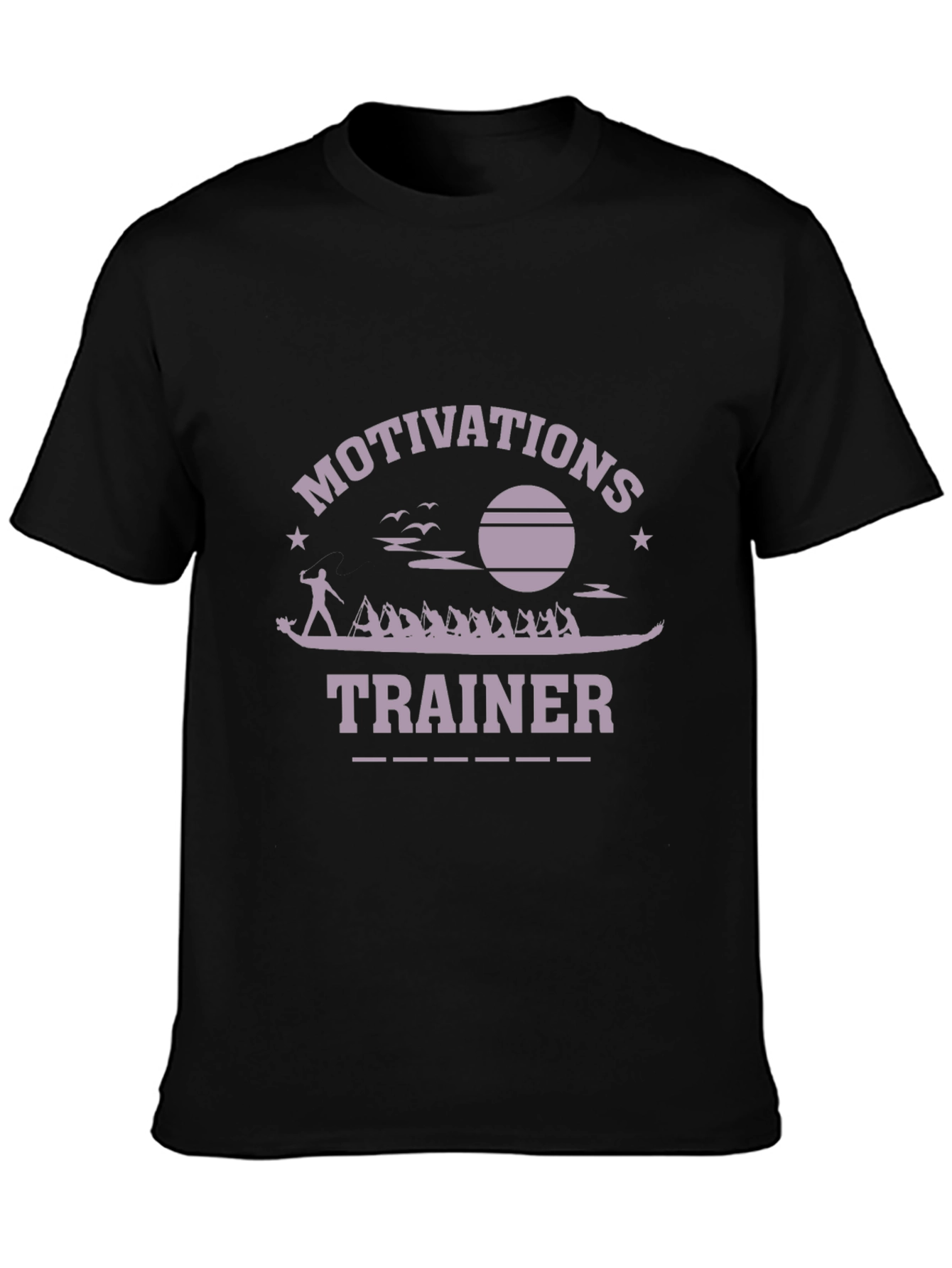 Motivations Trainer Graphic T-Shirt - Crew Rowing Design