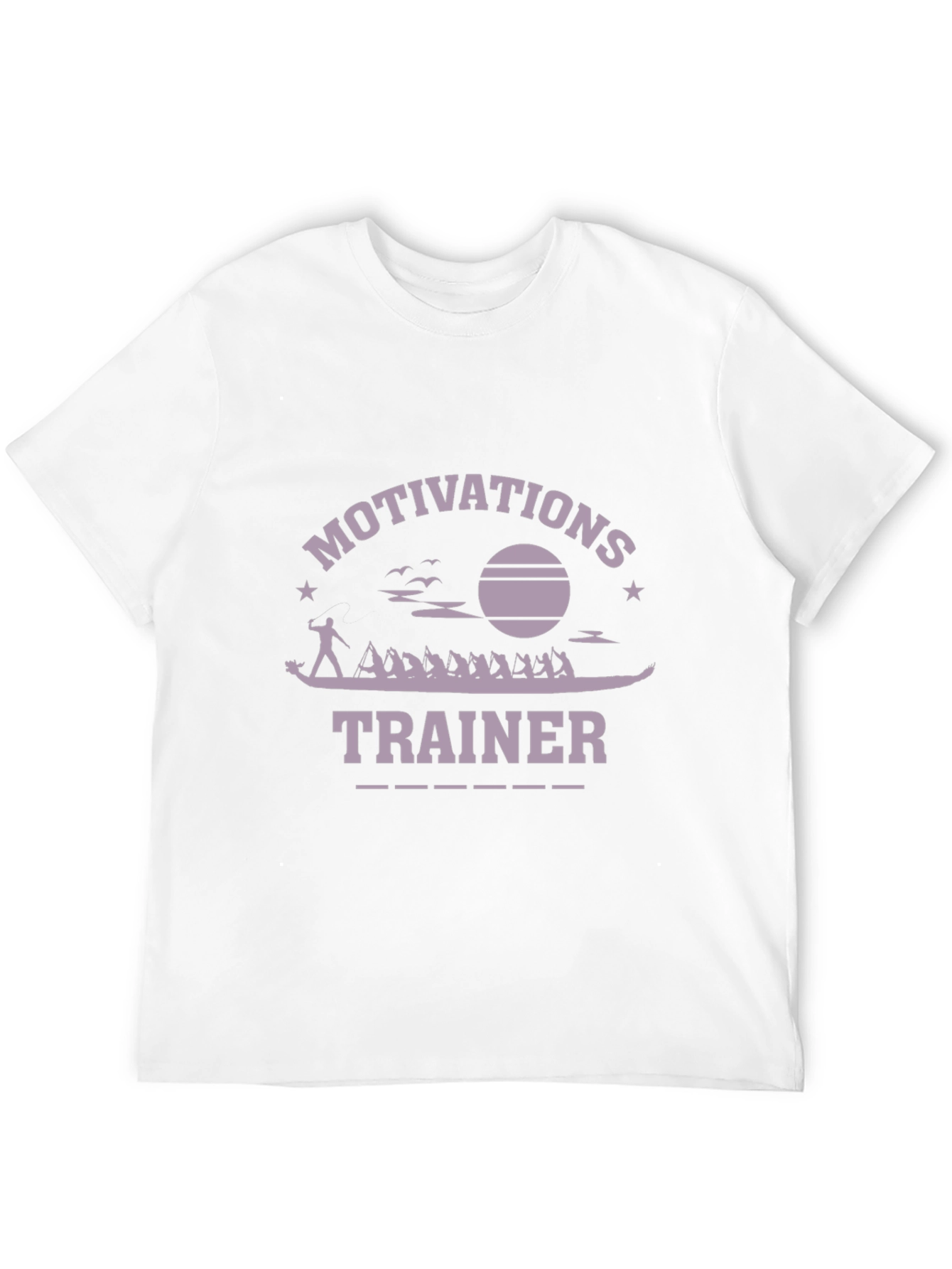 Motivations Trainer Graphic T-Shirt - Crew Rowing Design