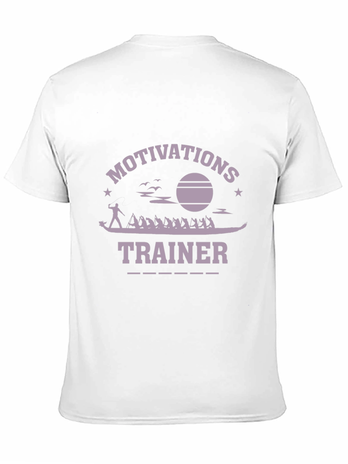 Motivations Trainer Graphic T-Shirt - Crew Rowing Design