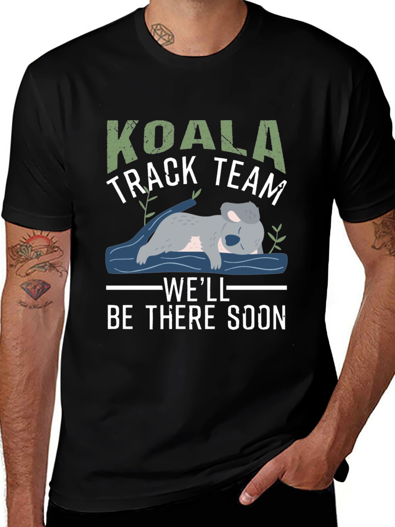 Koala Track Team T-Shirt - Well Be There Soon