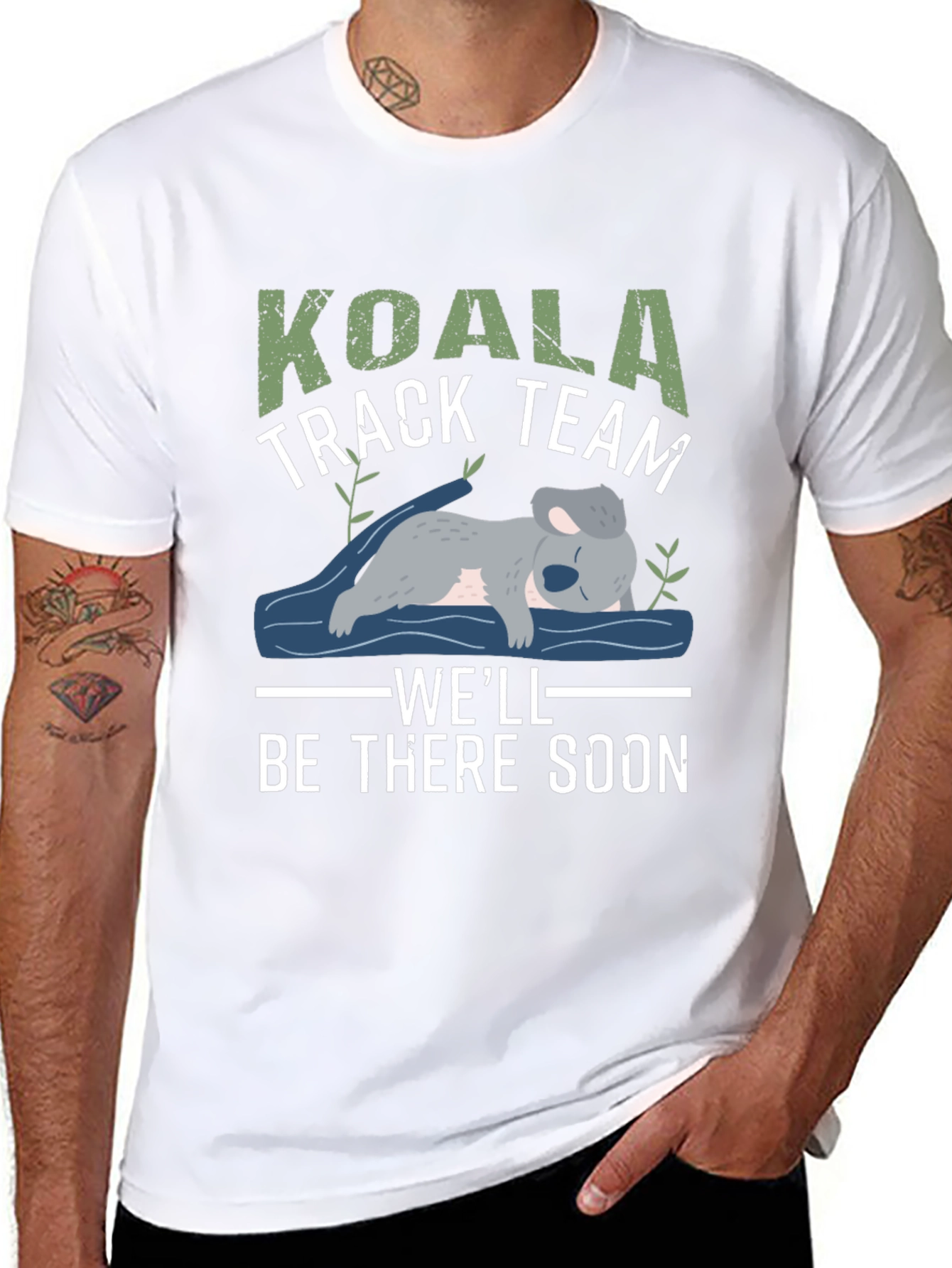 Koala Track Team T-Shirt - Well Be There Soon