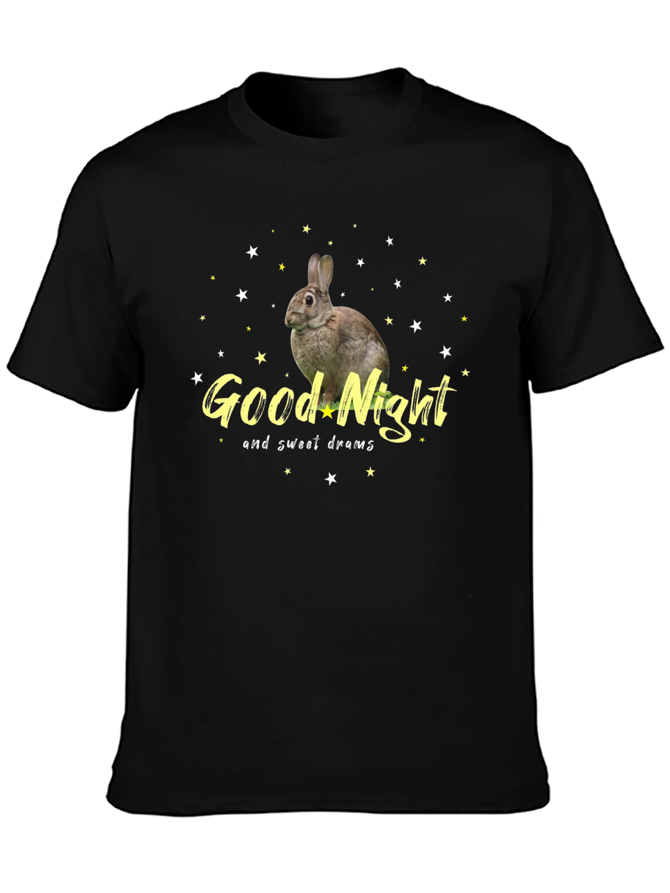 Good Night Rabbit T-Shirt - Sweet Dreams Tee