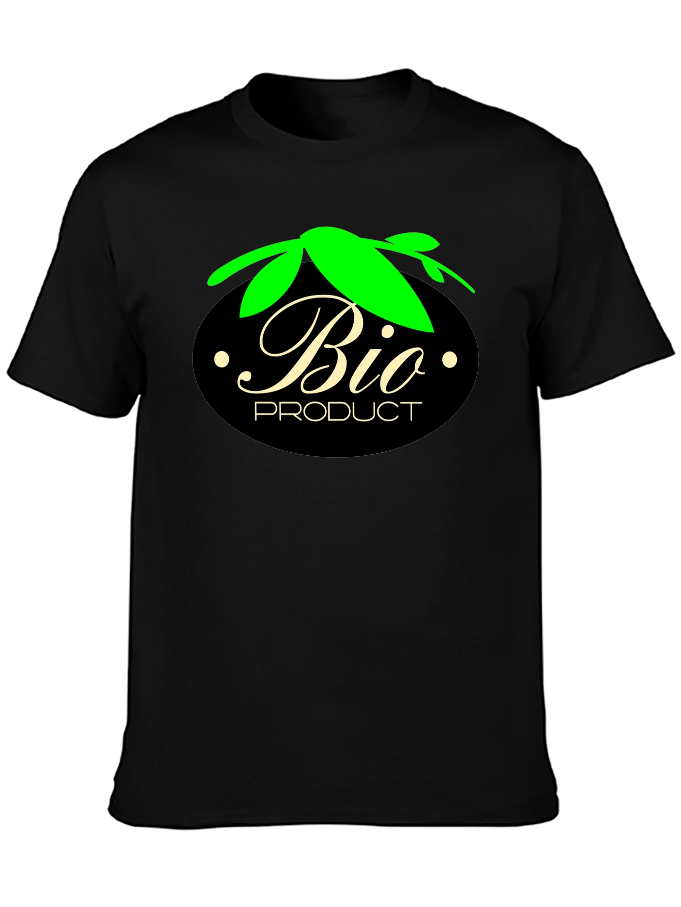 Bio Product Black T-Shirt - Eco-Friendly Style