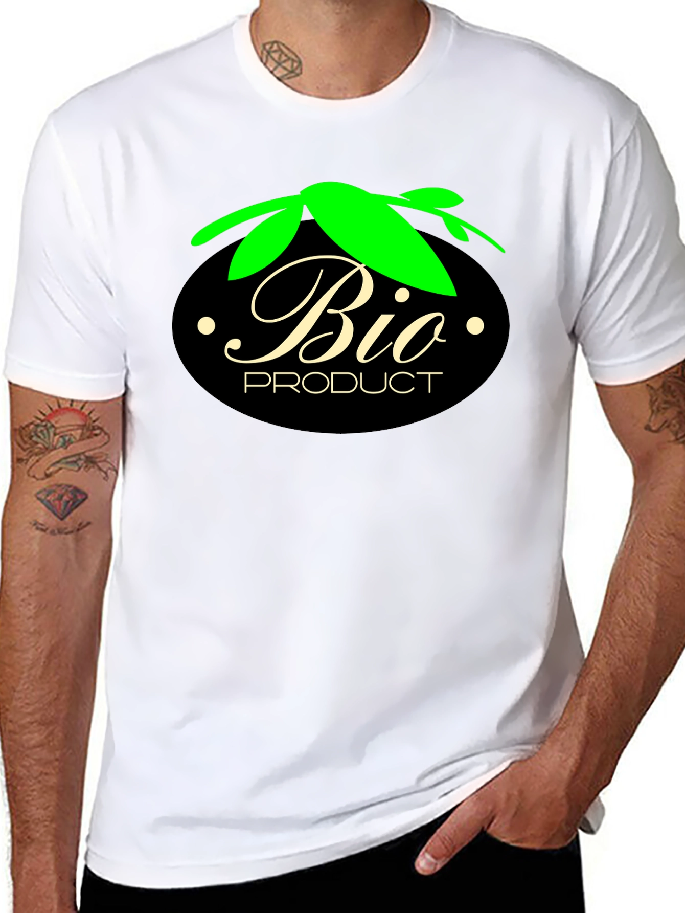Bio Product Black T-Shirt - Eco-Friendly Style