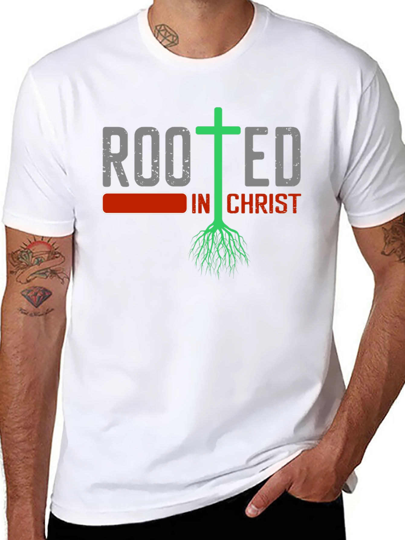 Rooted In Christ Graphic Tee
