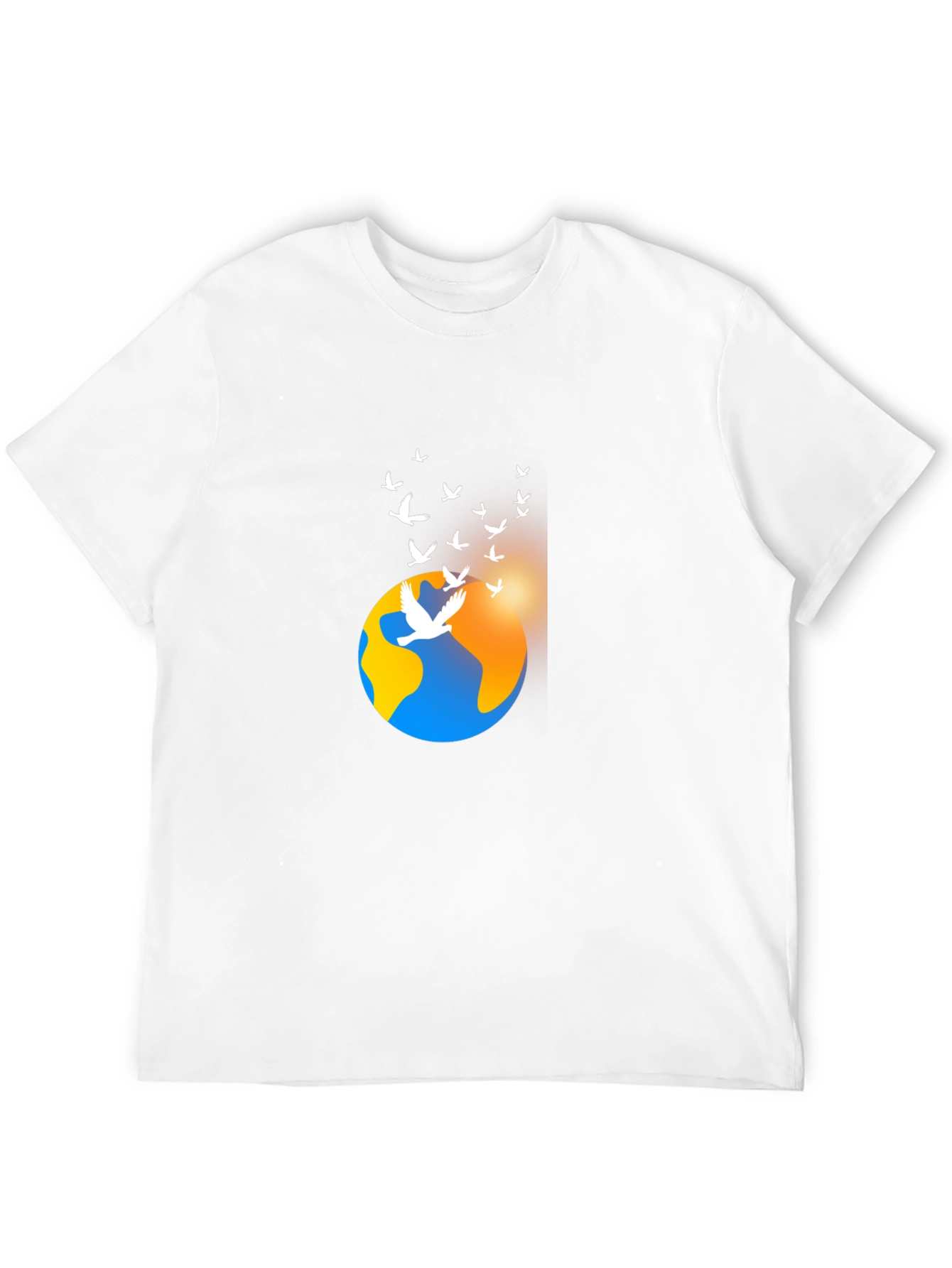 Peaceful World Graphic Tee - Black