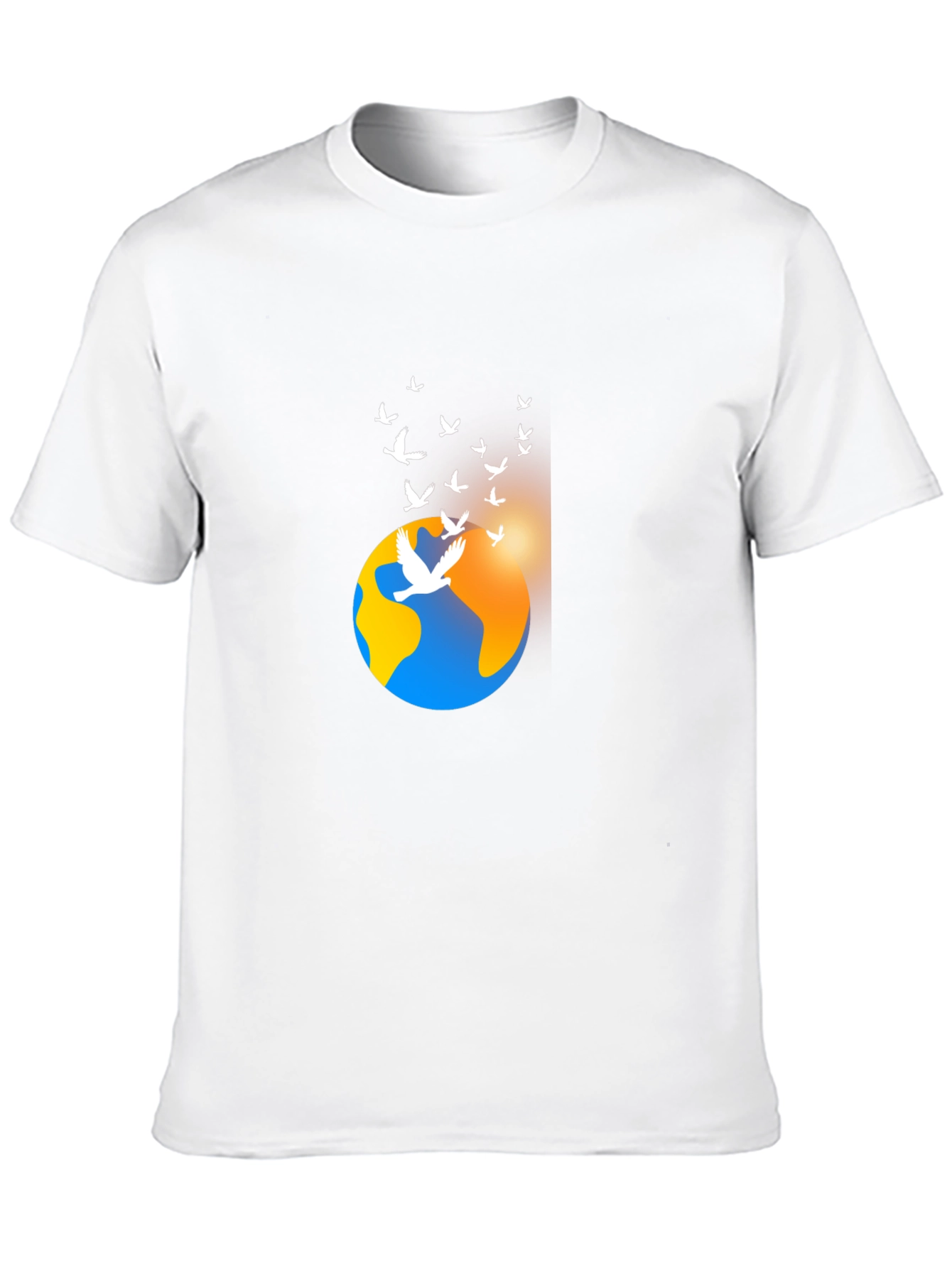 Peaceful World Graphic Tee - Black
