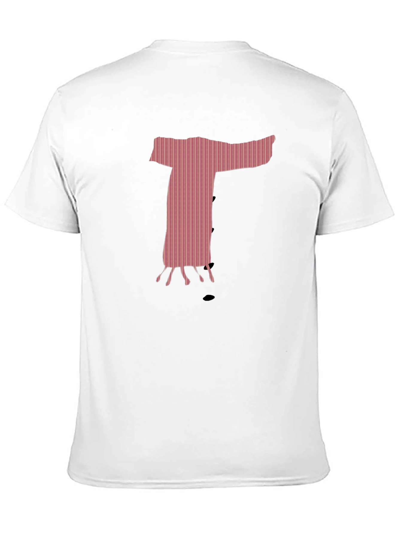 Unique Graphic T-Shirt - Pink Letter T Design
