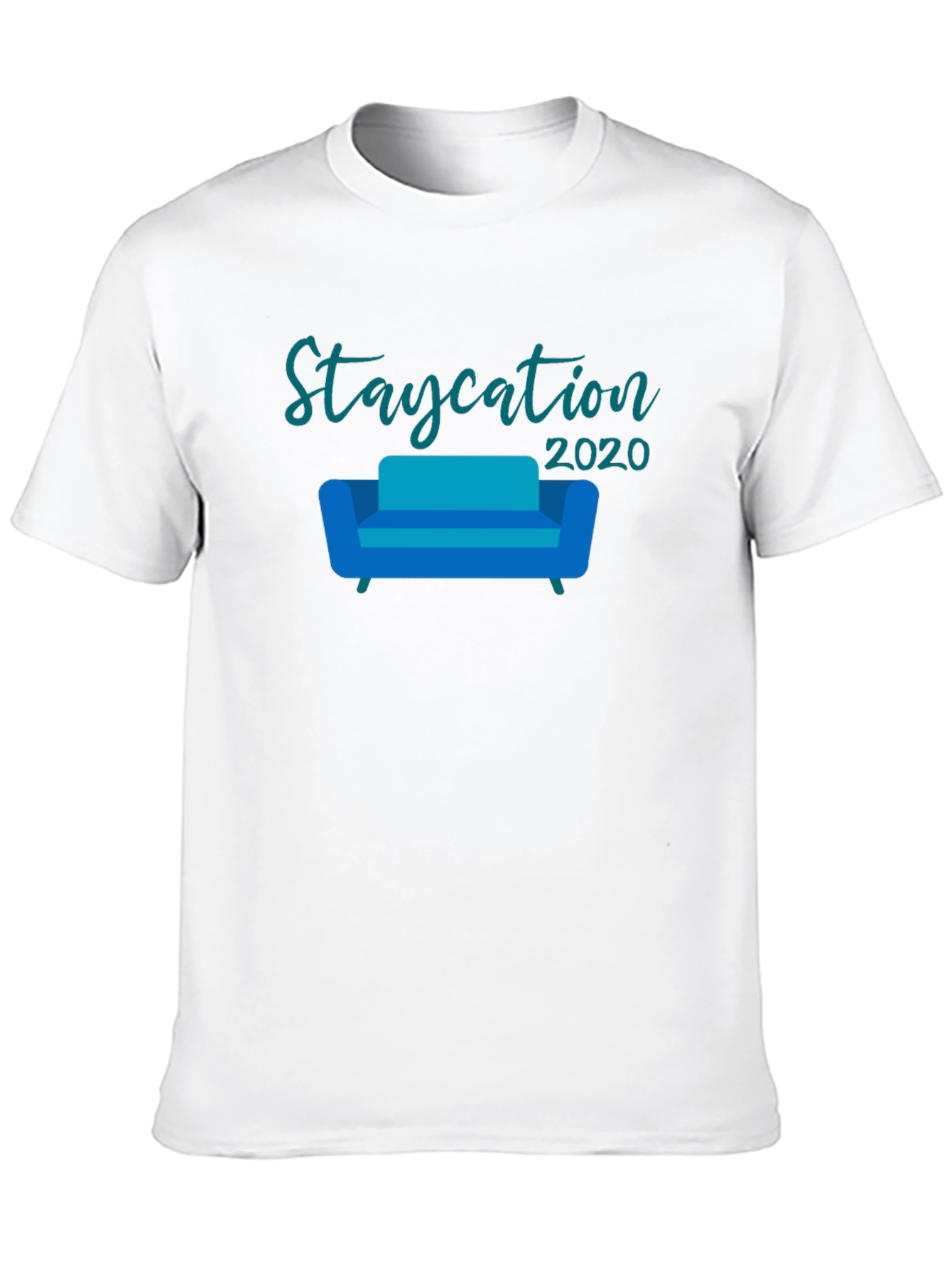 Staycation 2020 Black Graphic Tee