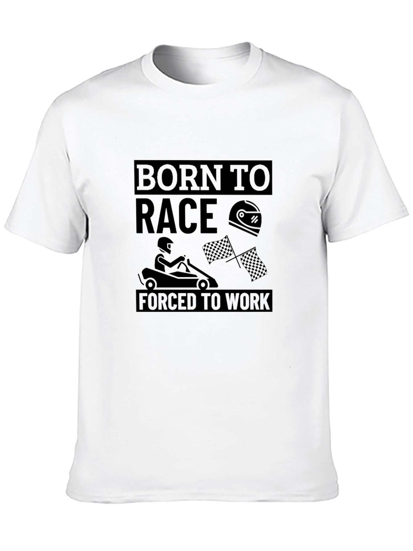 Born to Race Black Graphic Tee
