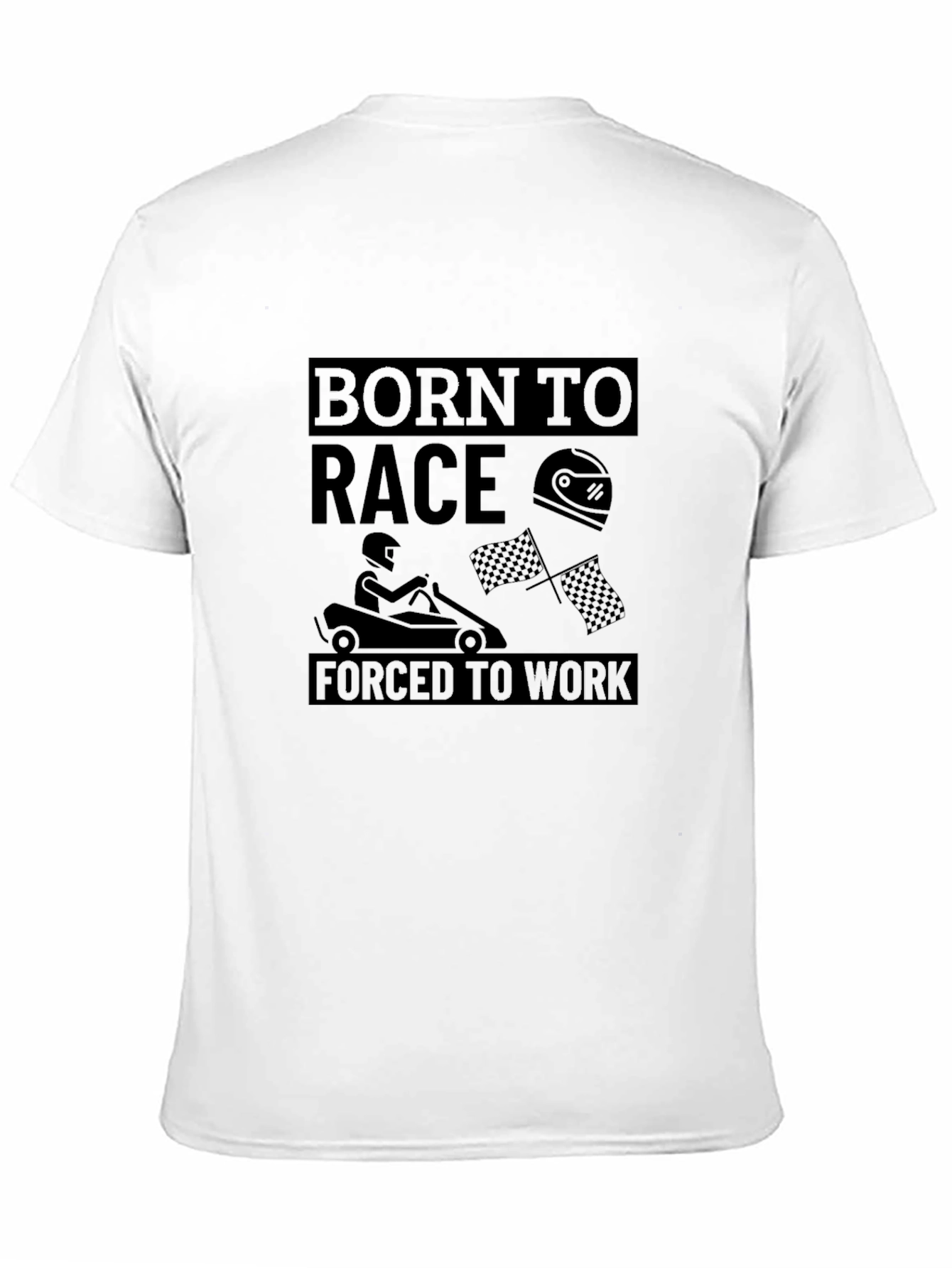Born to Race Black Graphic Tee