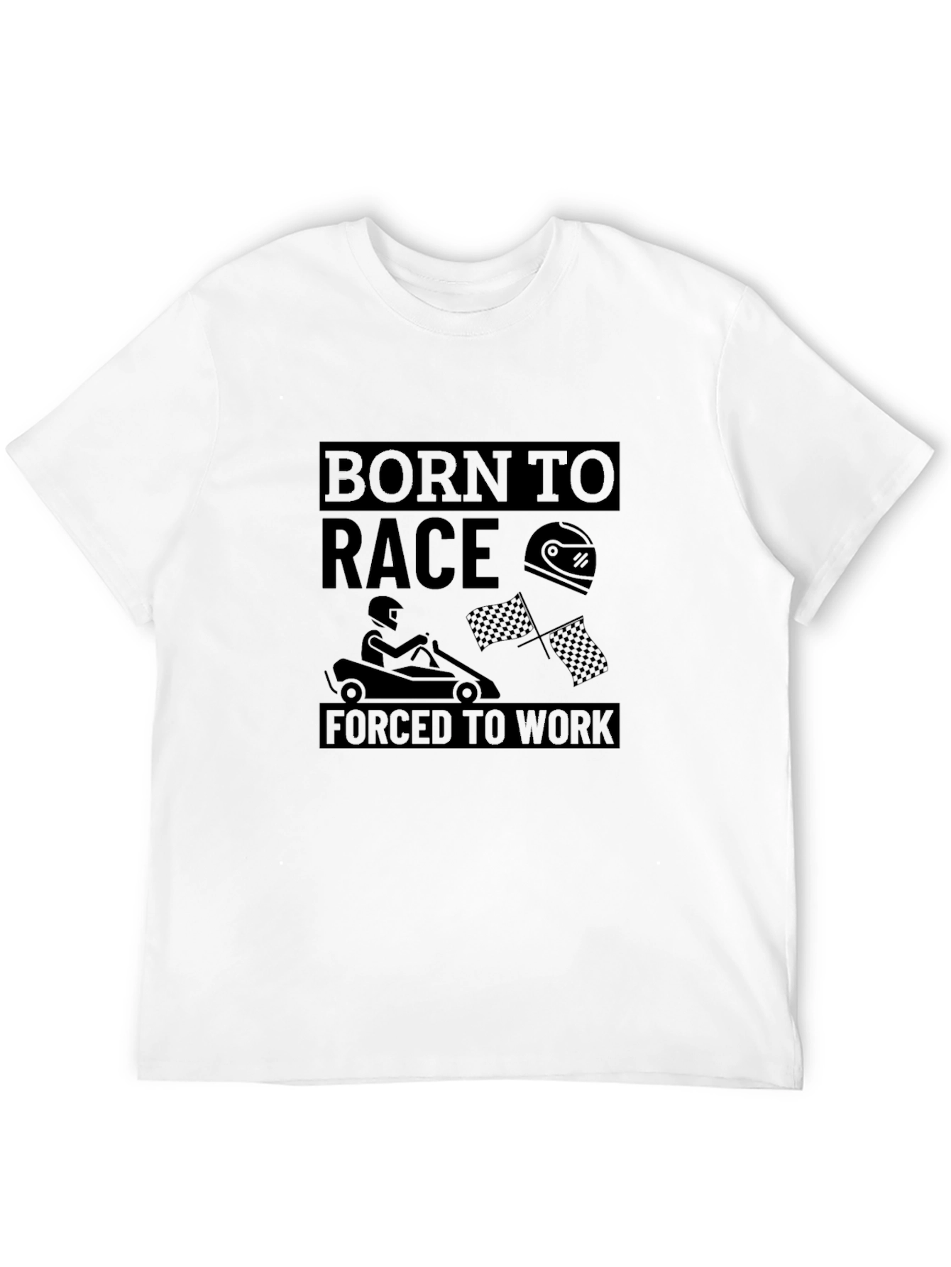 Born to Race Black Graphic Tee