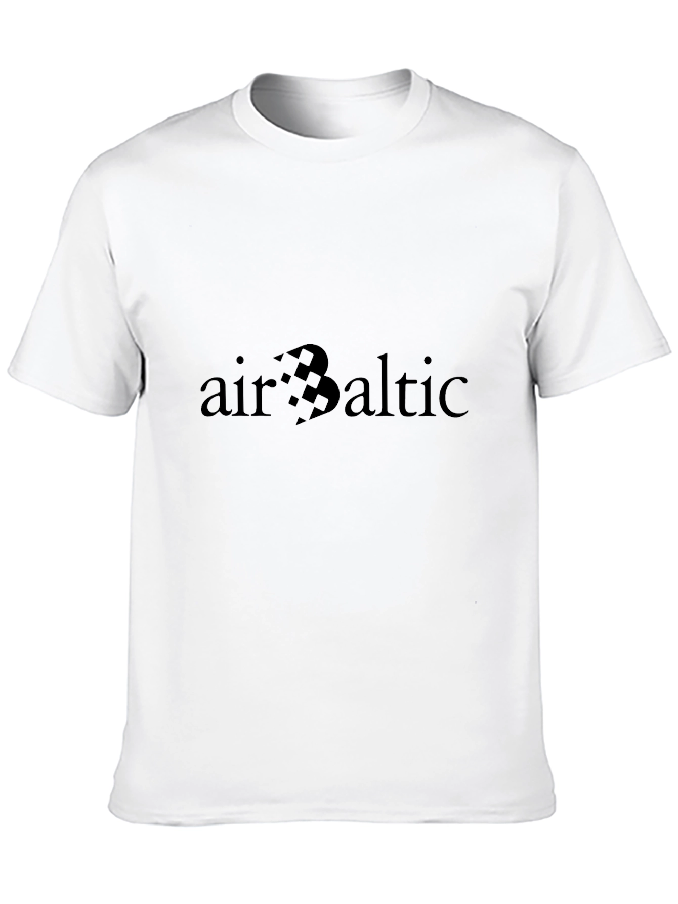 Air Baltic Graphic T-Shirt - Black Crew Neck Tee