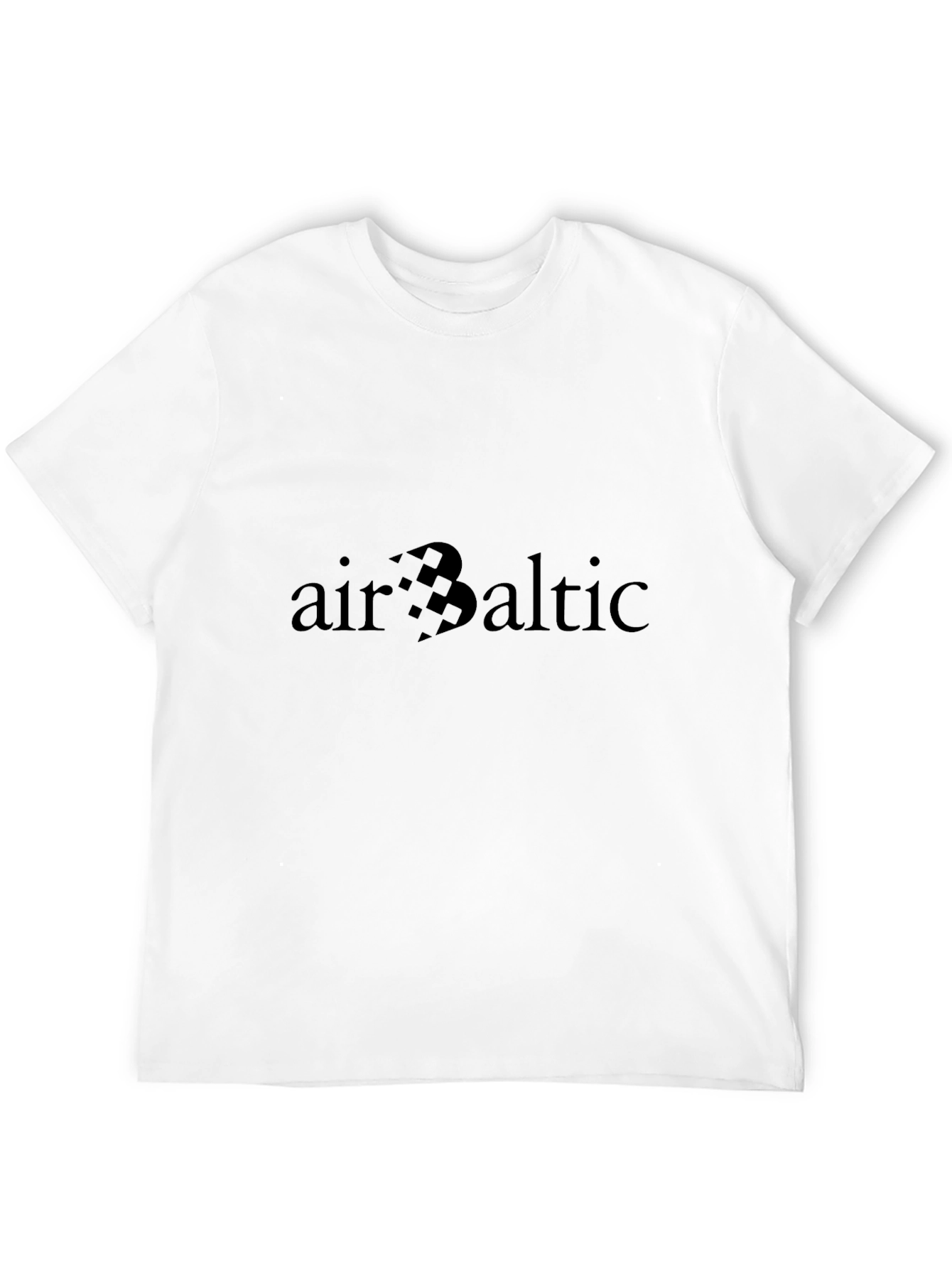 Air Baltic Graphic T-Shirt - Black Crew Neck Tee