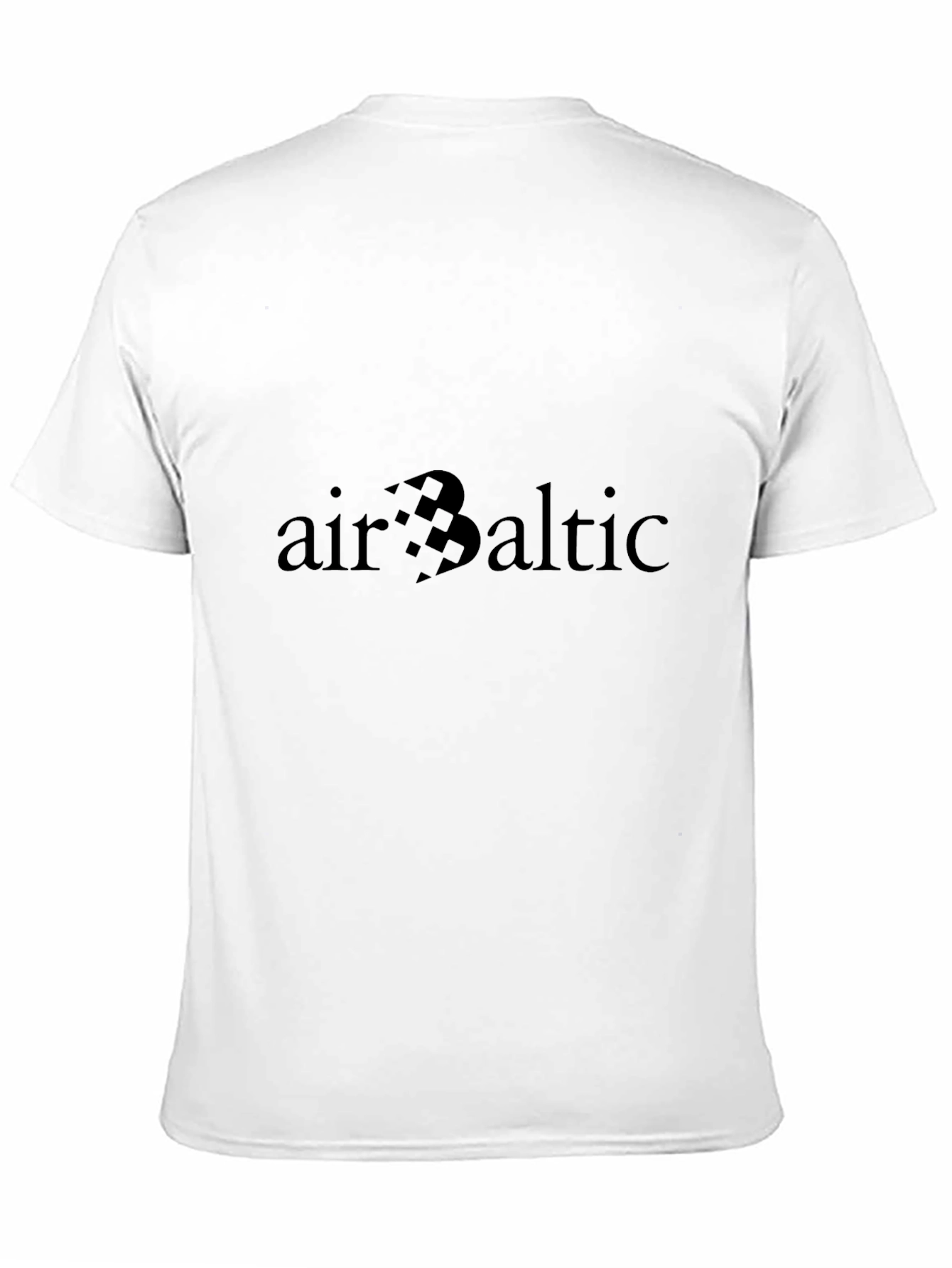Air Baltic Graphic T-Shirt - Black Crew Neck Tee