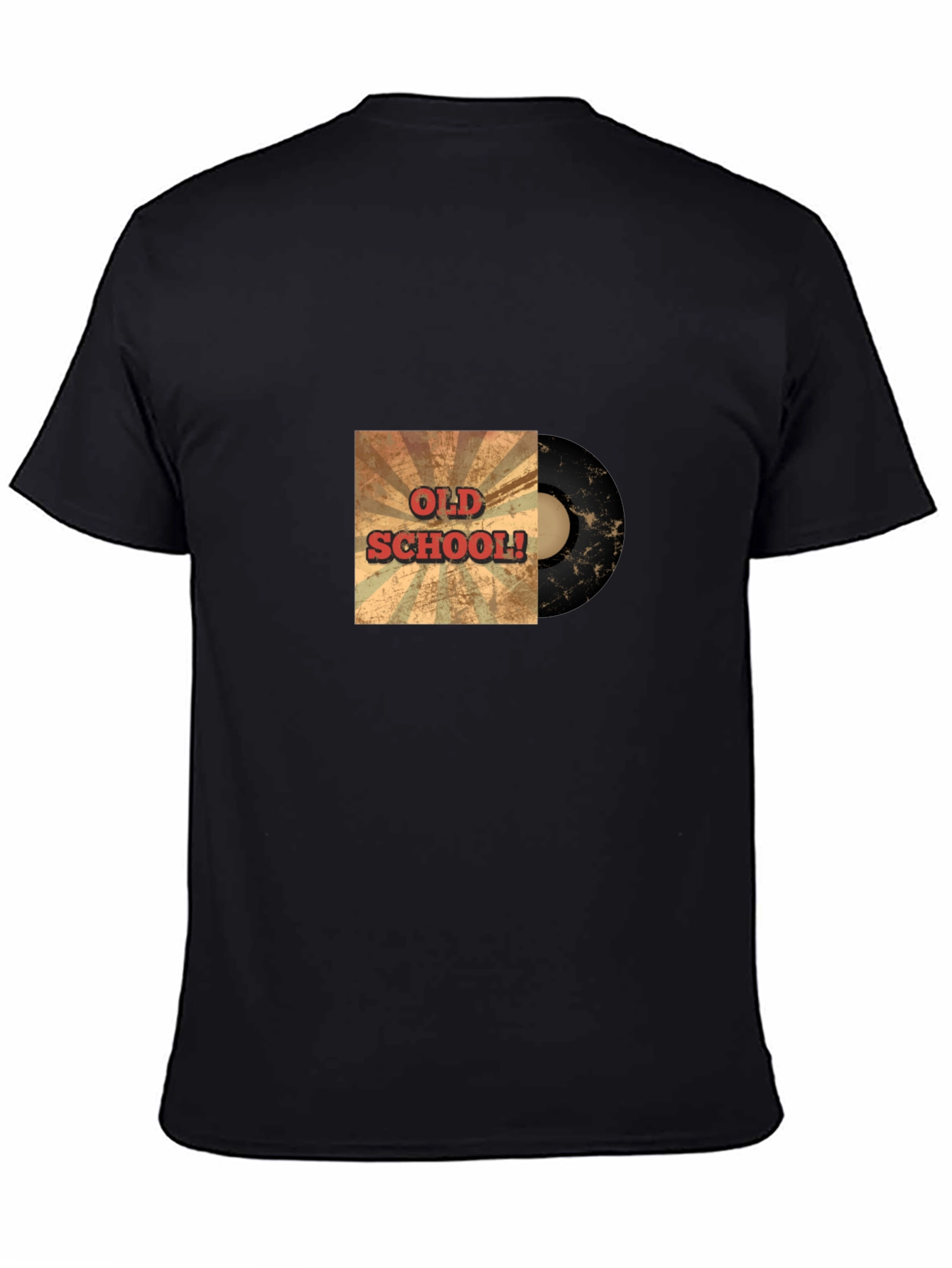 Old School Vinyl Record Graphic Tee