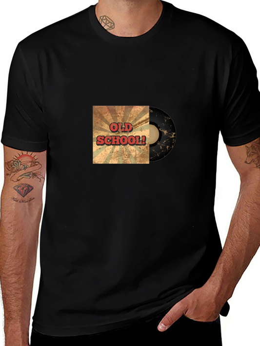 Old School Vinyl Record Graphic Tee