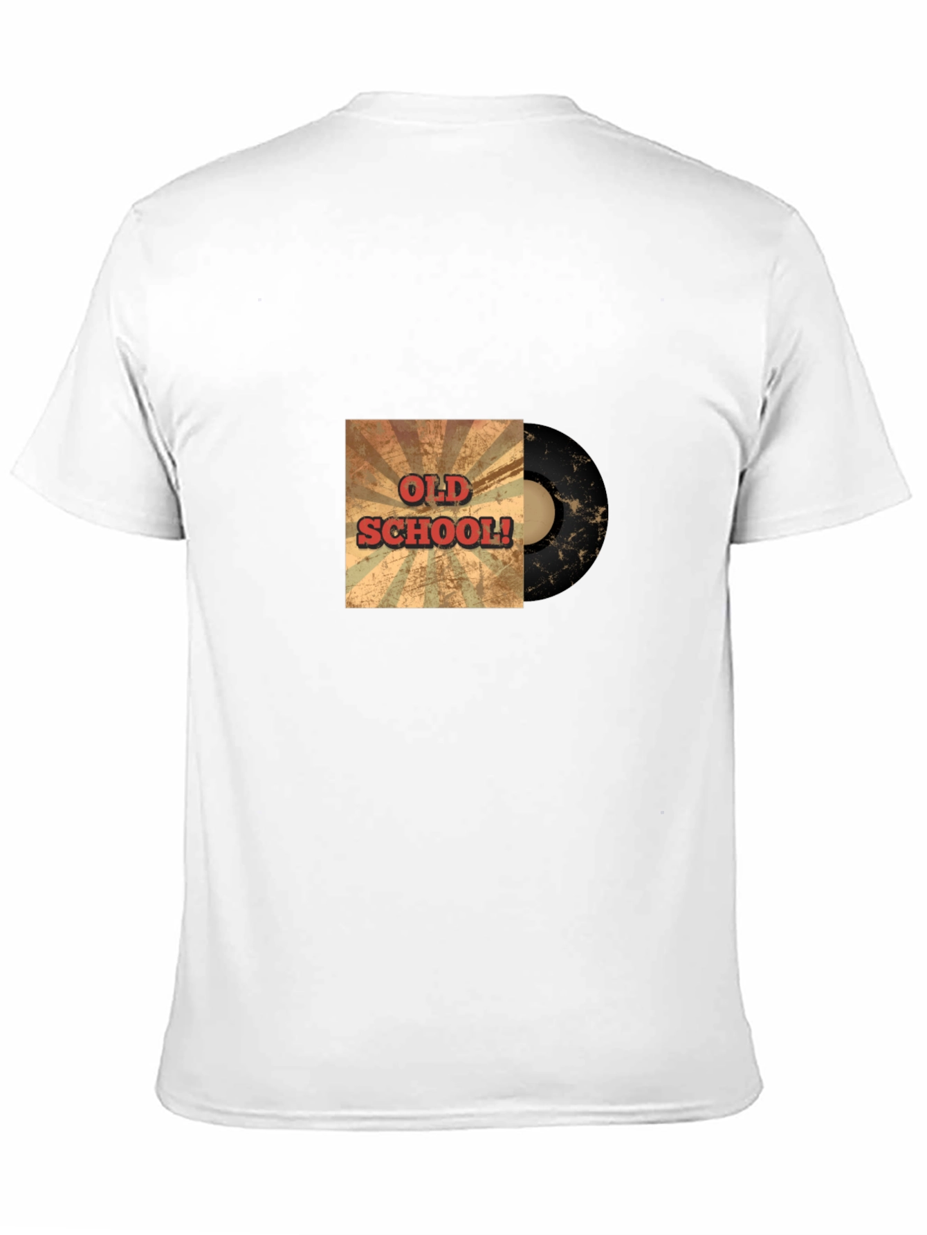 Old School Vinyl Record Graphic Tee